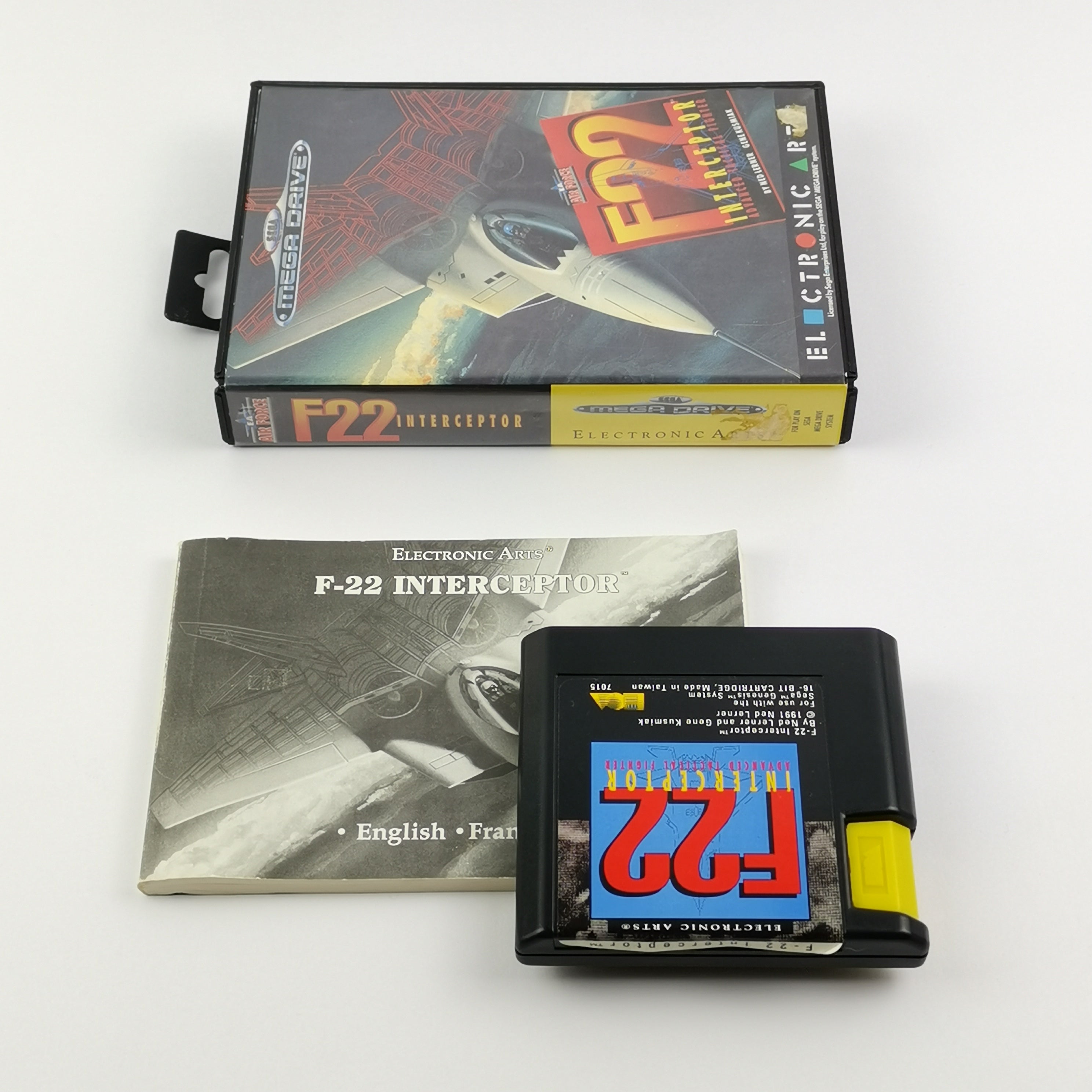 Sega Mega Drive Spiel – Air Force F22 Interceptor OVP PAL