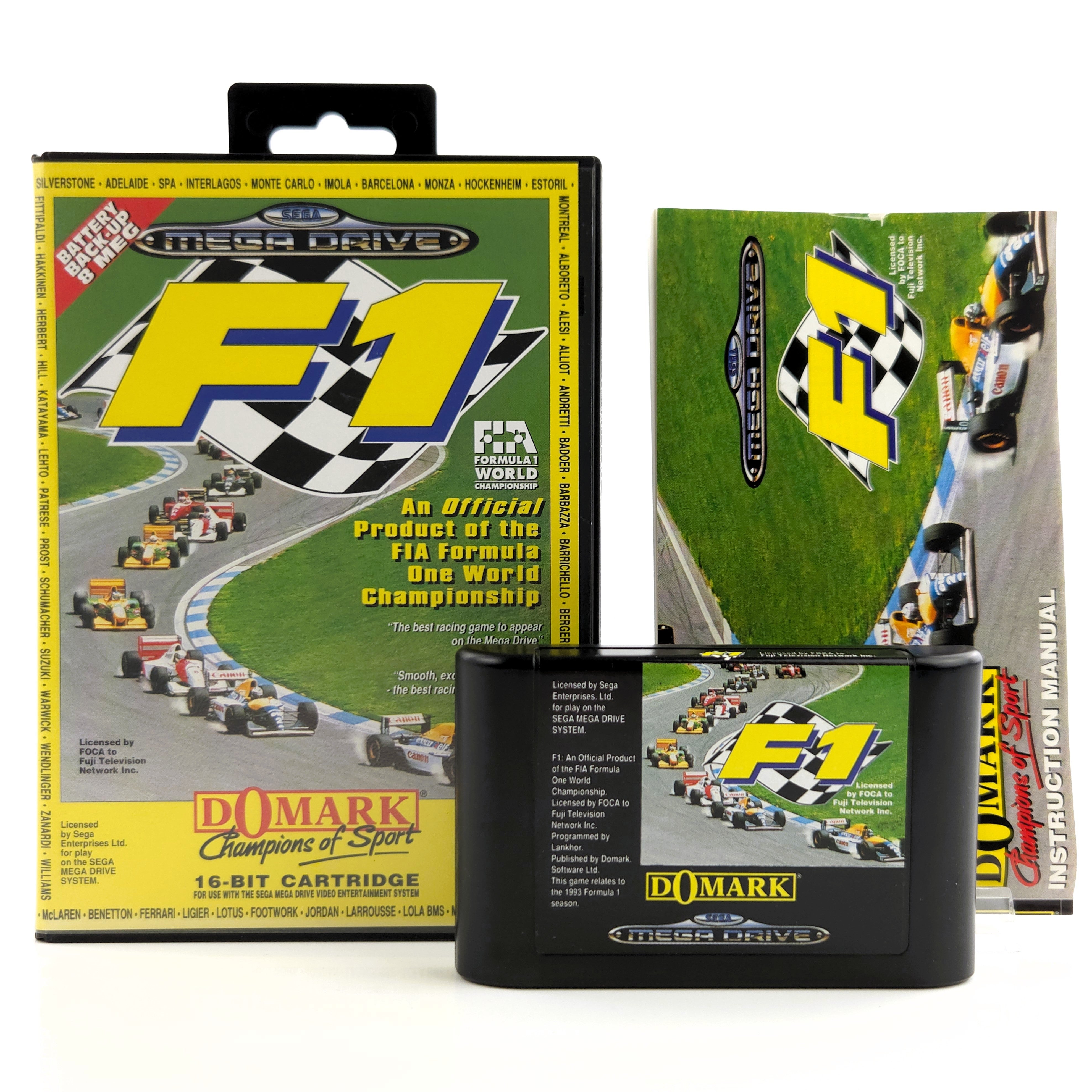Sega Mega Drive Spiel – F1 FIA Formula One World Championship