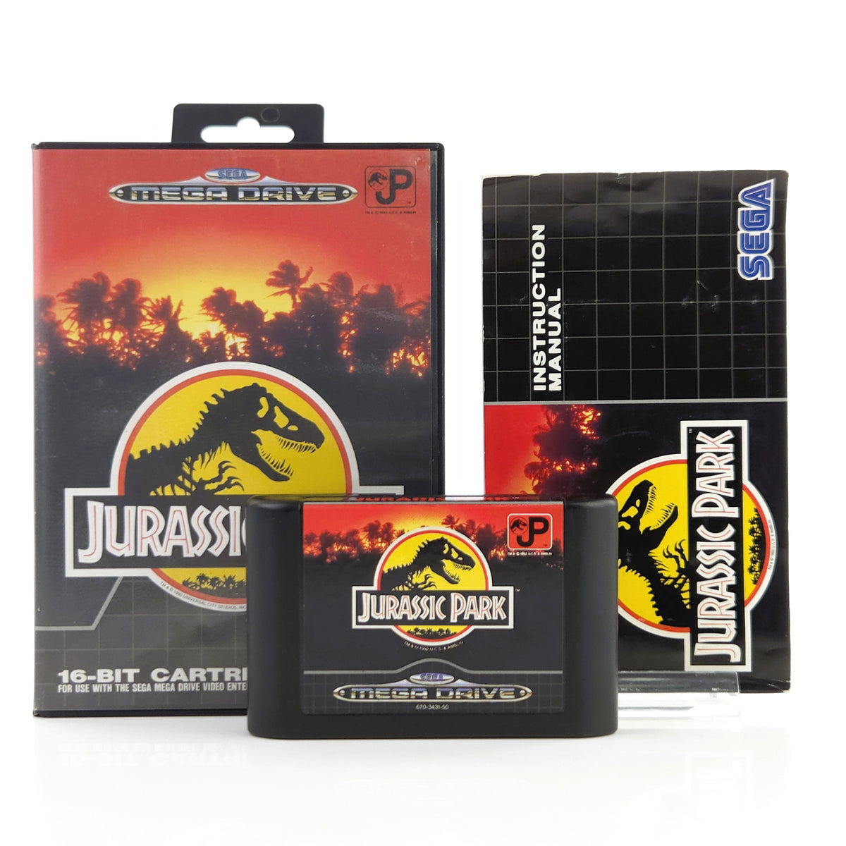 Sega Mega Drive Spiel Jurassic Park OVP PAL