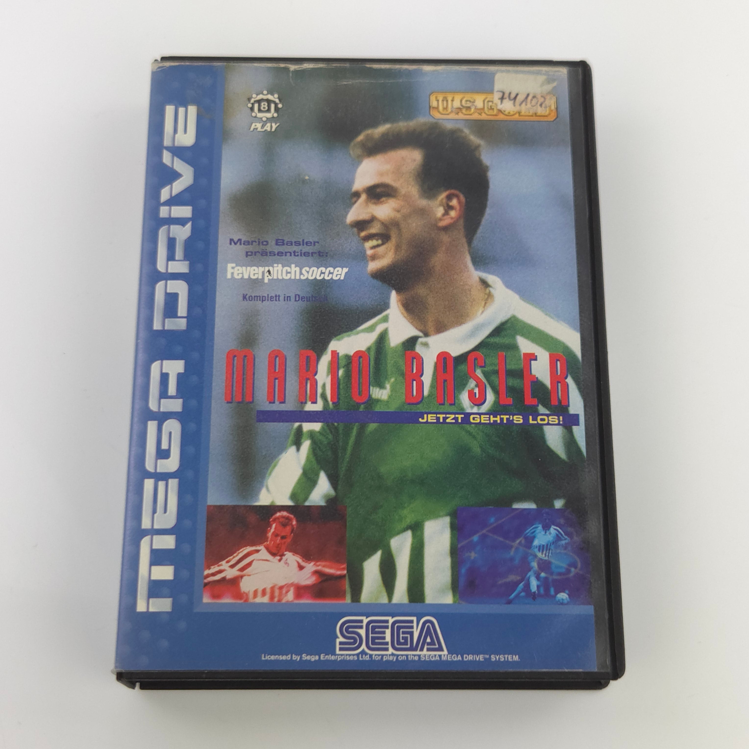 Sega Mega Drive Spiel – Mario Basler Fever Pitch Soccer OVP