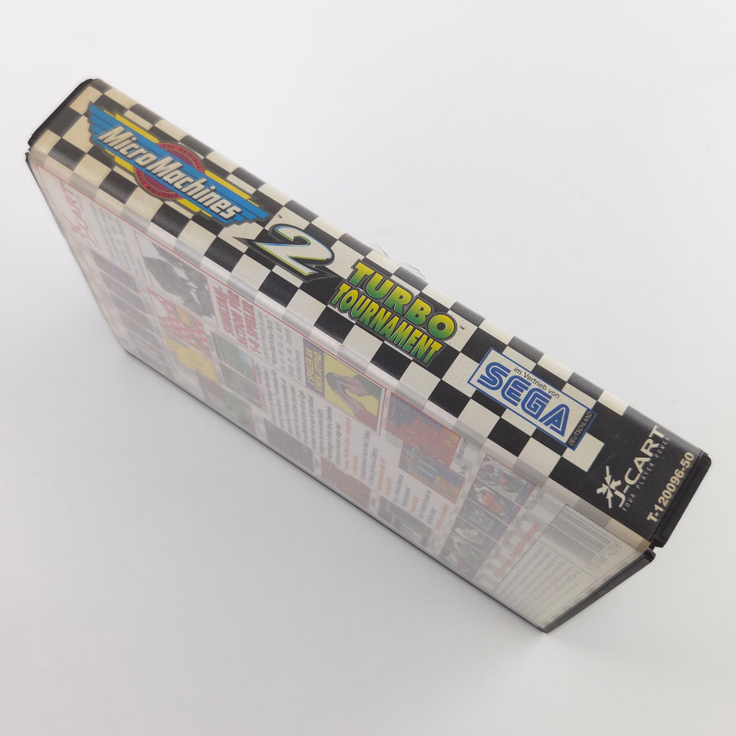 Mega Drive Spiel Micro Machines 2 Turbo Tournament OVP CIB