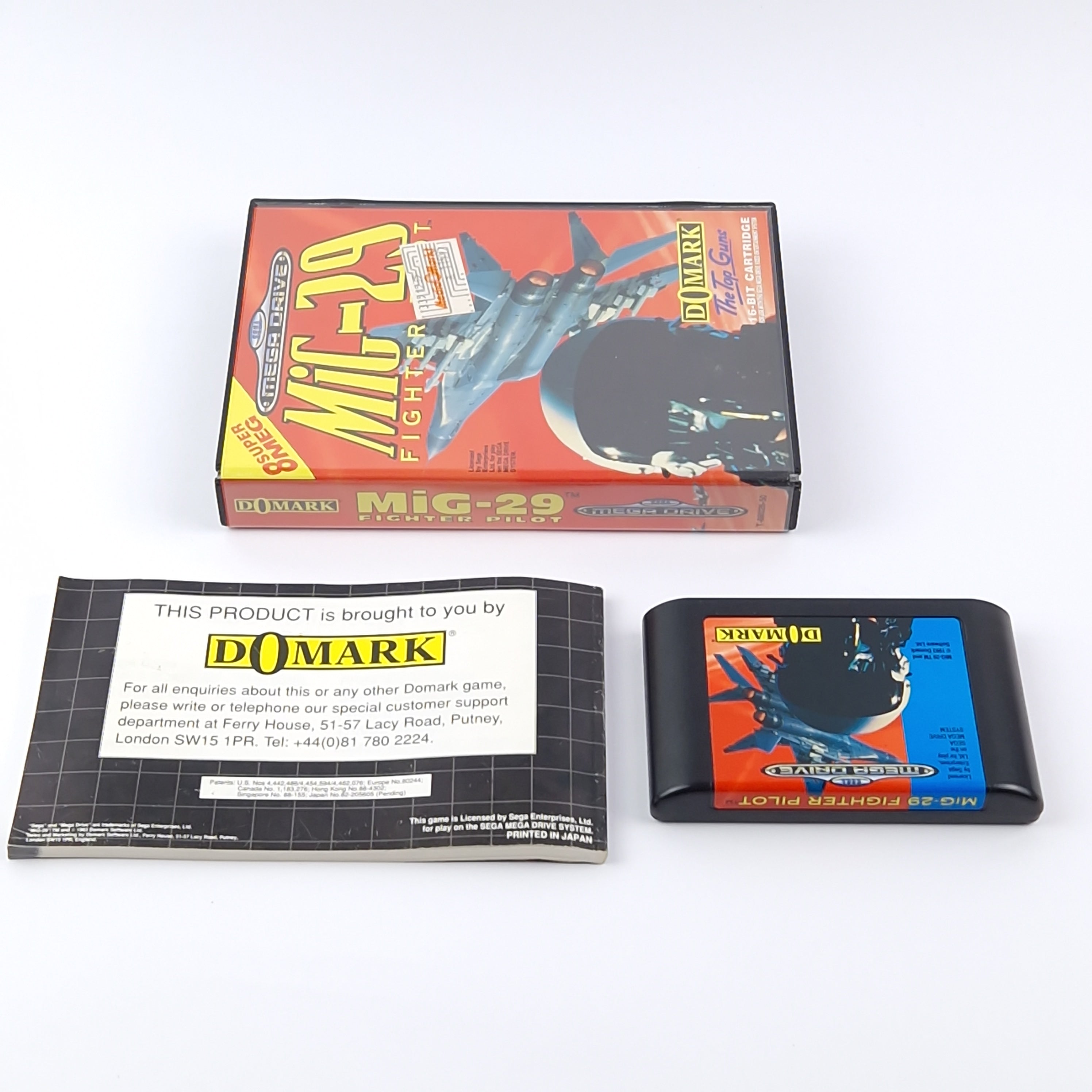 Sega Mega Drive Spiel – Mig-29 Fighter Pilot (MD PAL OVP)
