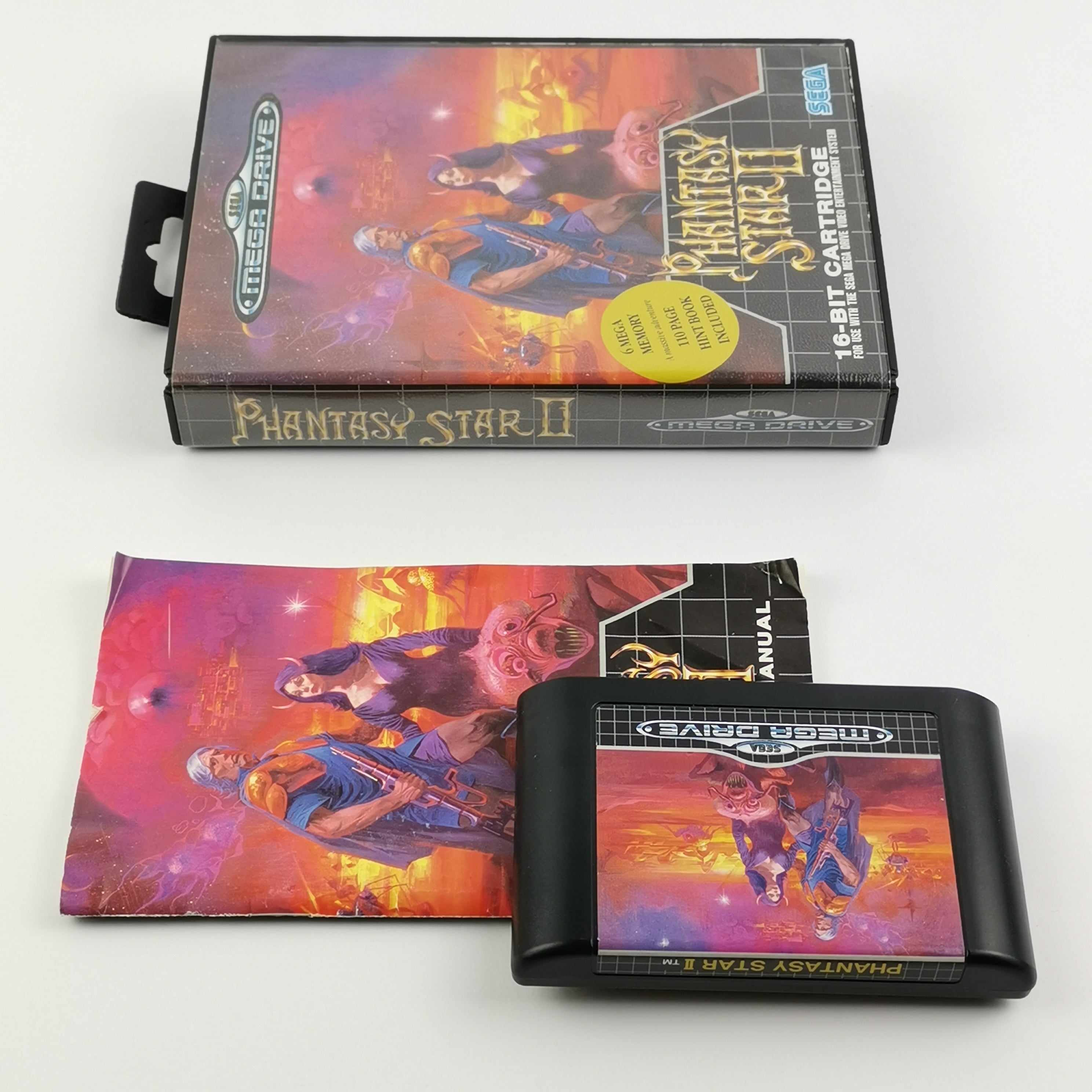 Sega Mega Drive Spiel – Phantasy Star II 2 OVP PAL