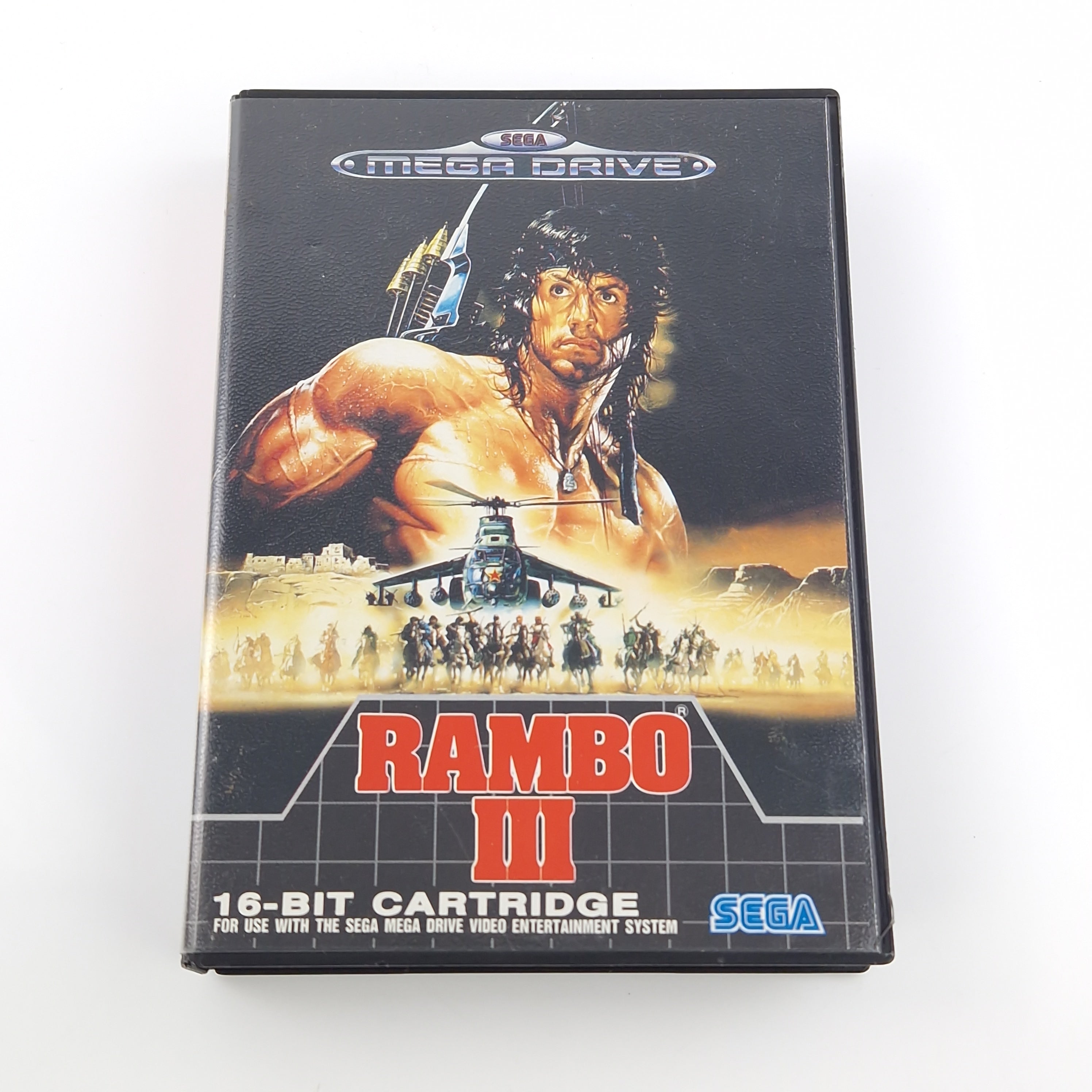 Sega Mega Drive Spiel – Rambo III MD Modul Anleitung OVP PAL