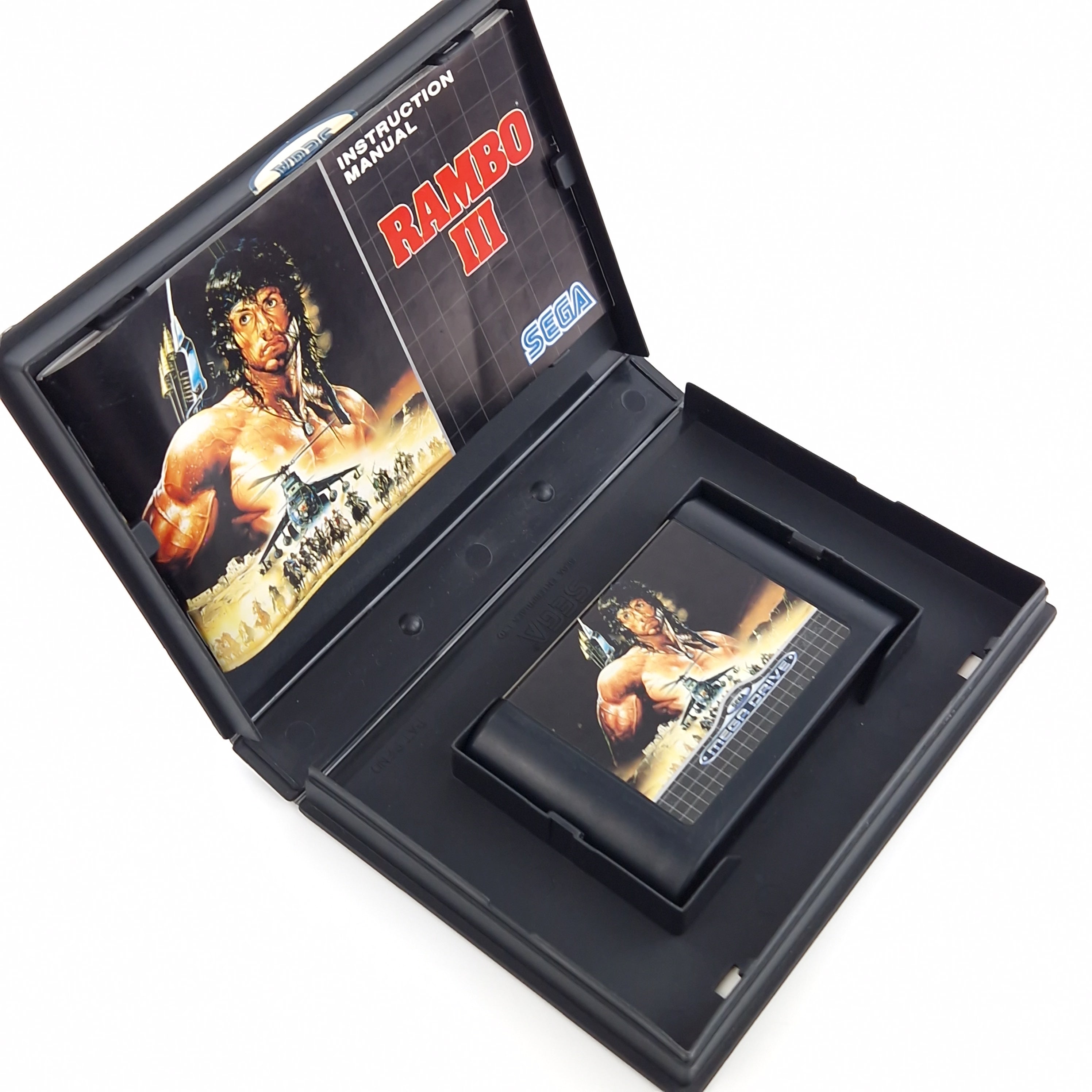 Sega Mega Drive Spiel – Rambo III MD Modul Anleitung OVP PAL