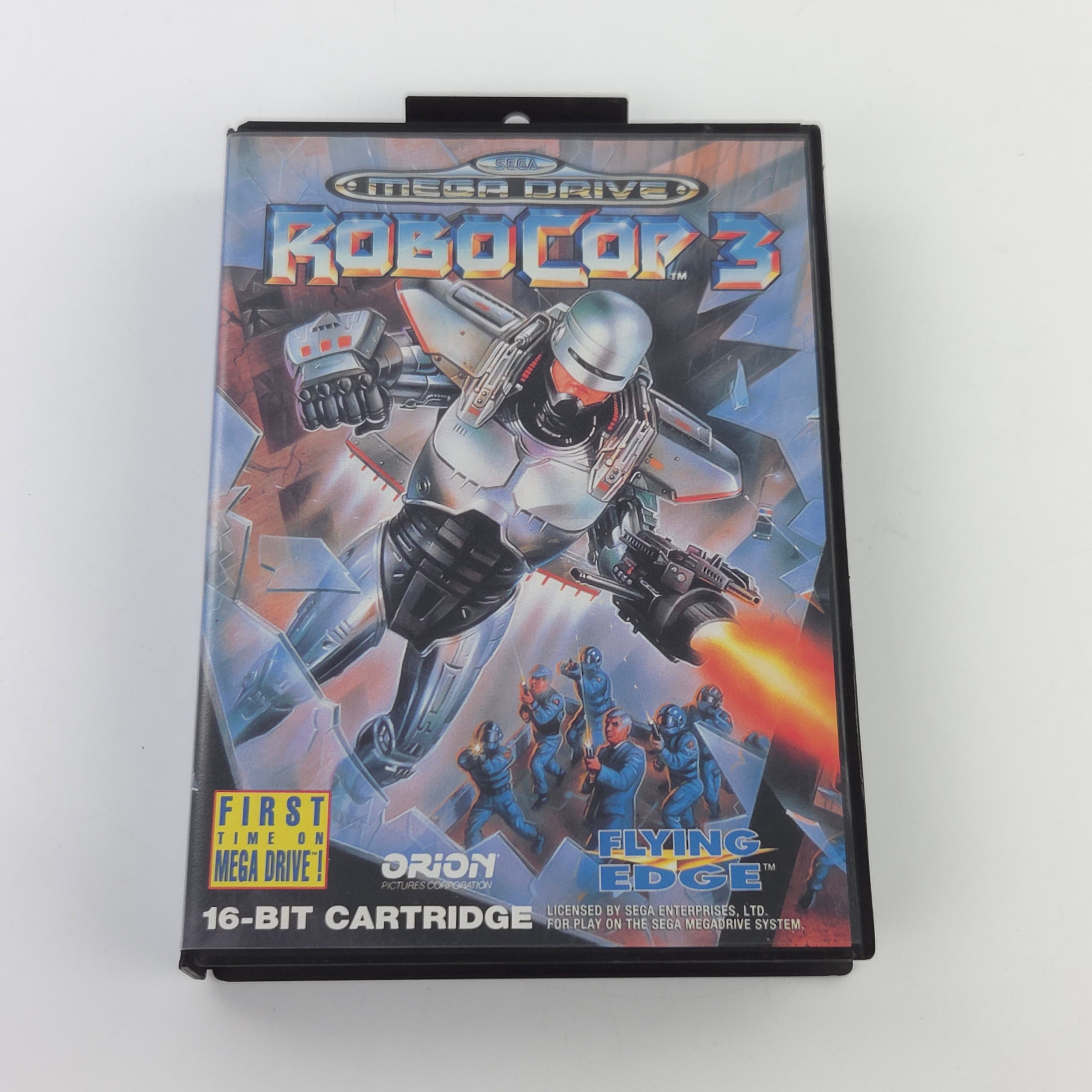 Sega Mega Drive Spiel Robocop 3 MD OVP CIB PAL EUR