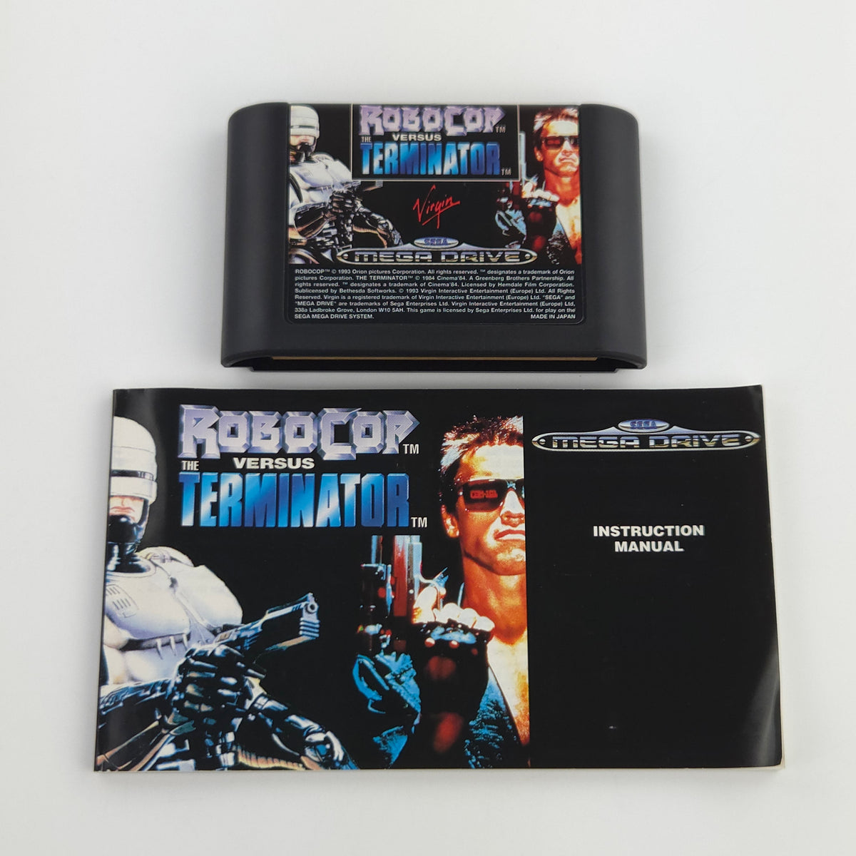 Sega Mega Drive Spiel Robocop Versus Terminator OVP