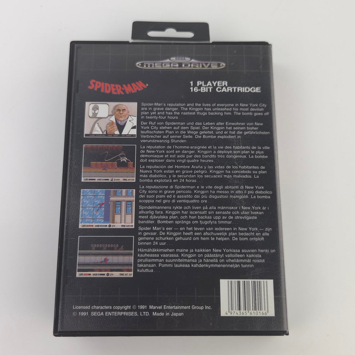 Sega Mega Drive Spiel Spider-Man OVP PAL