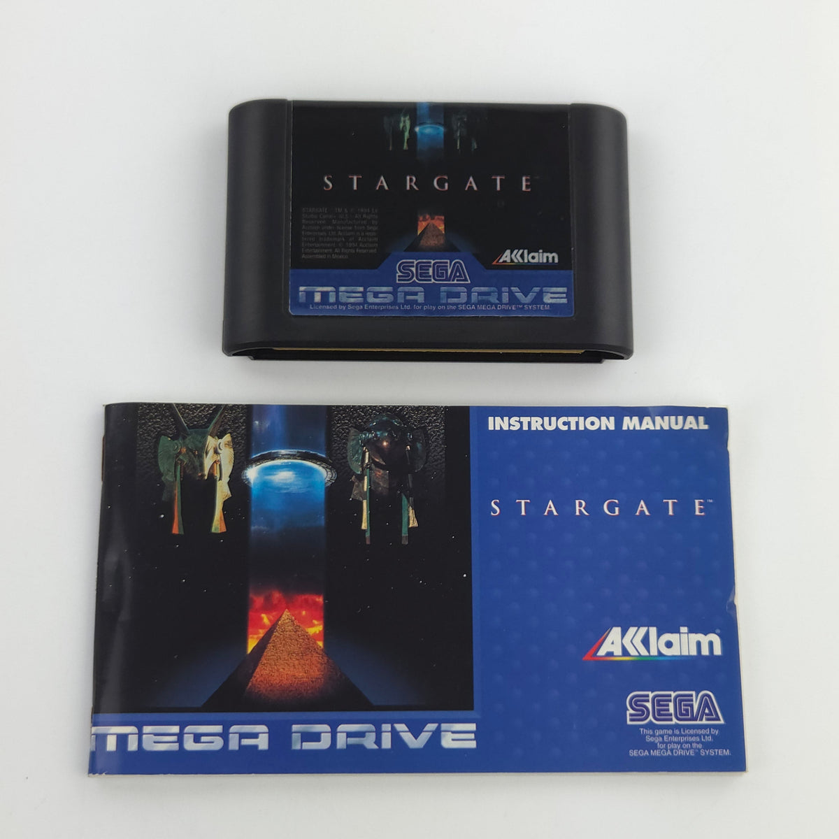 Sega Mega Drive Spiel: Stargate - MD Modul Anleitung OVP (PAL EUR)