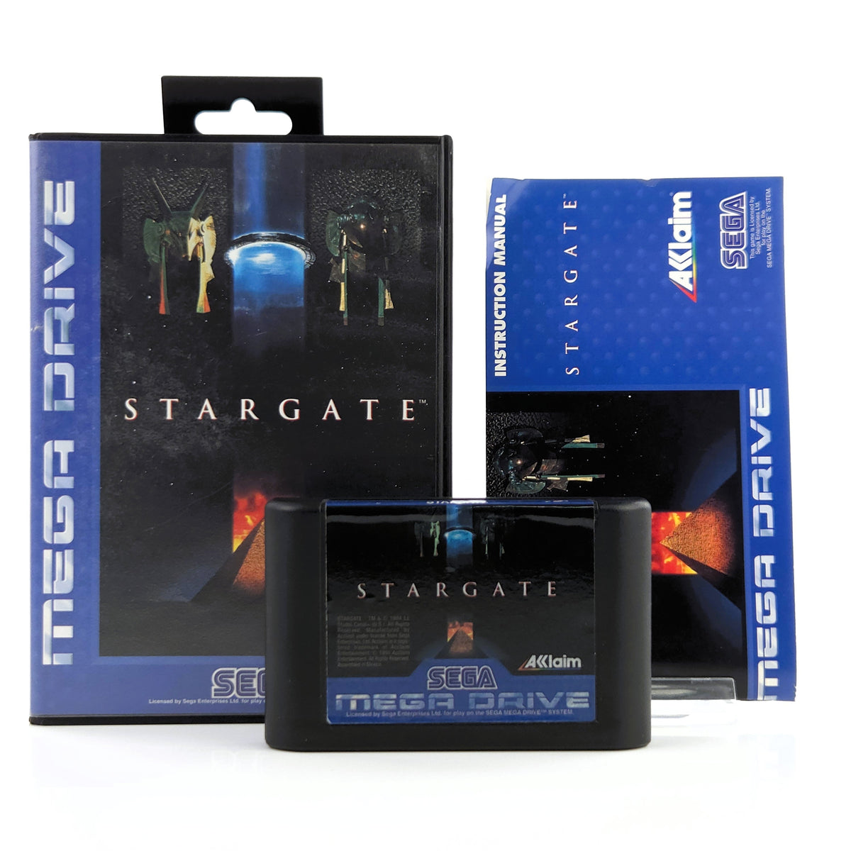 Sega Mega Drive Spiel: Stargate - MD Modul Anleitung OVP (PAL EUR)