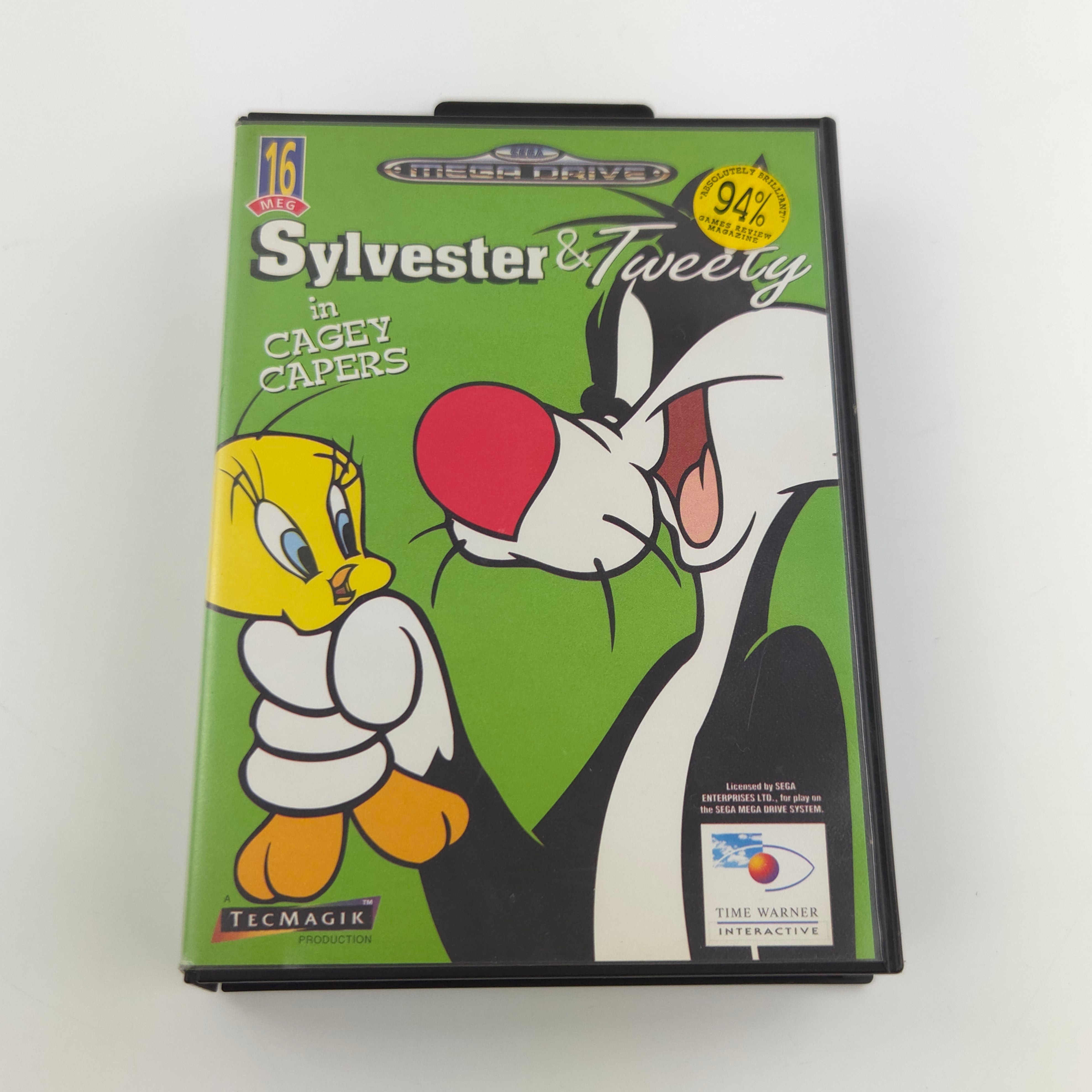 Sega Mega Drive Spiel – Sylvester & Tweety Cagey Capers OVP
