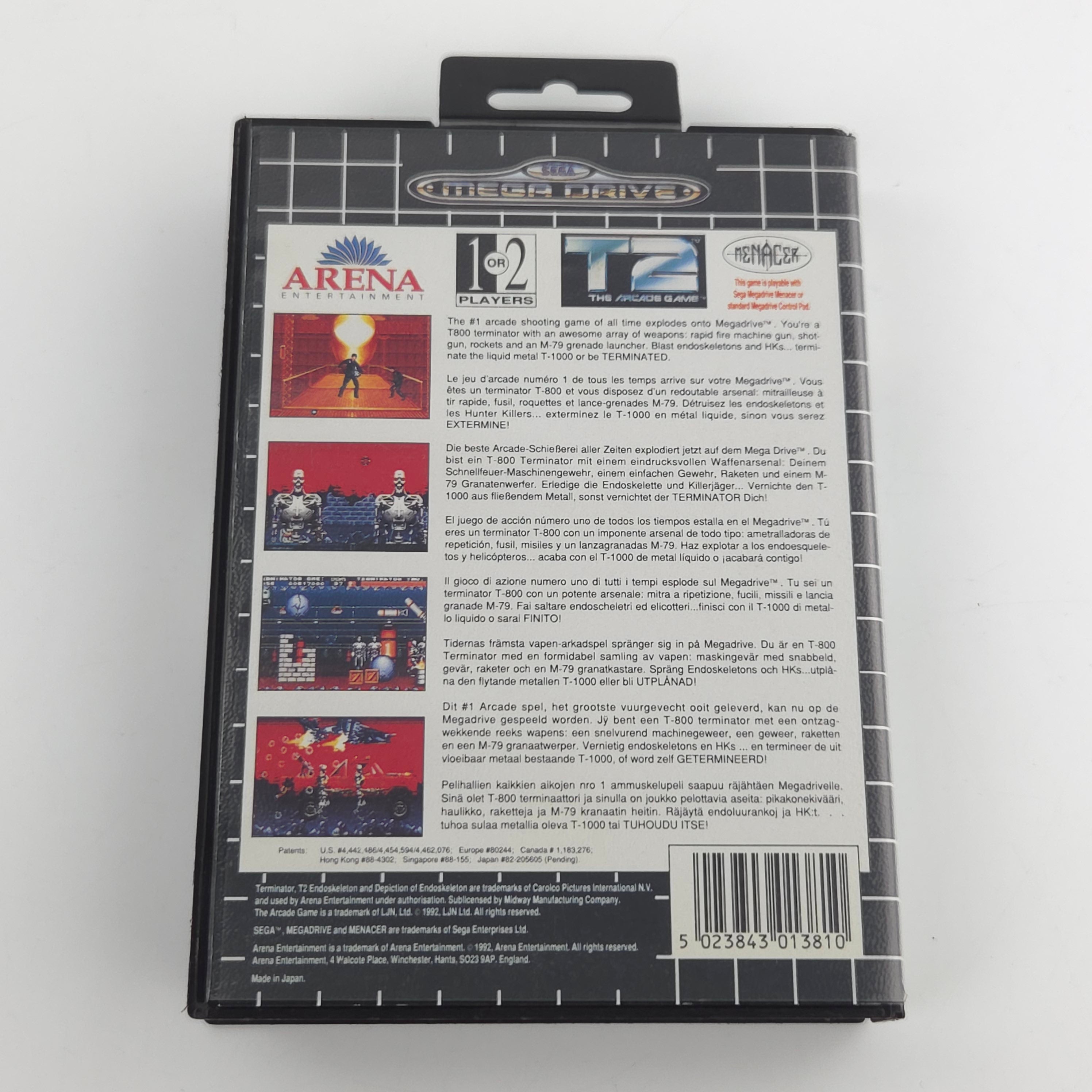 Sega Mega Drive Spiel T2 Terminator Arcade MD OVP PAL