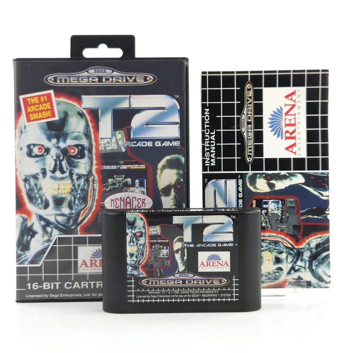 Sega Mega Drive Spiel T2 Terminator OVP PAL