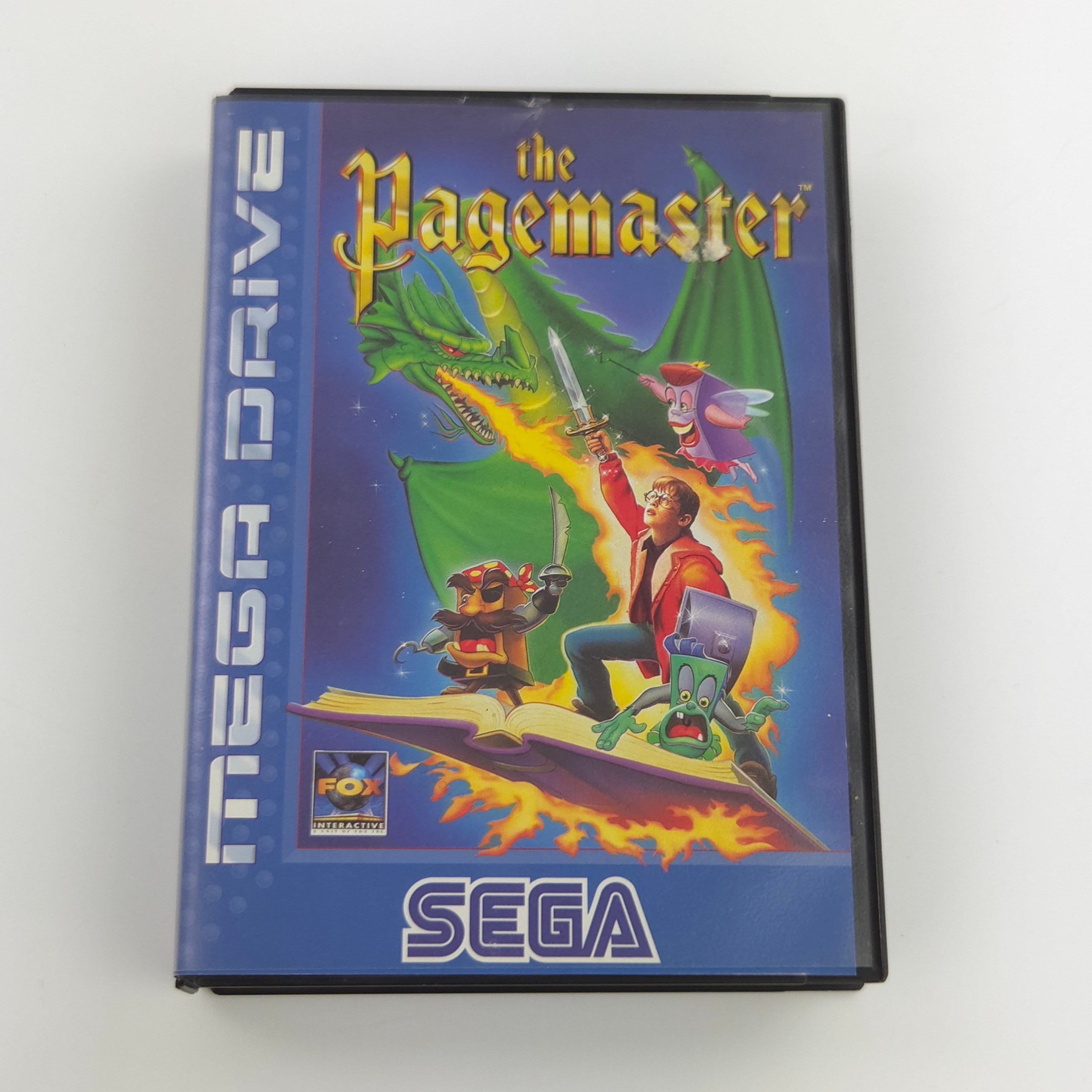 Sega Mega Drive Spiel – The Pagemaster OVP PAL MD
