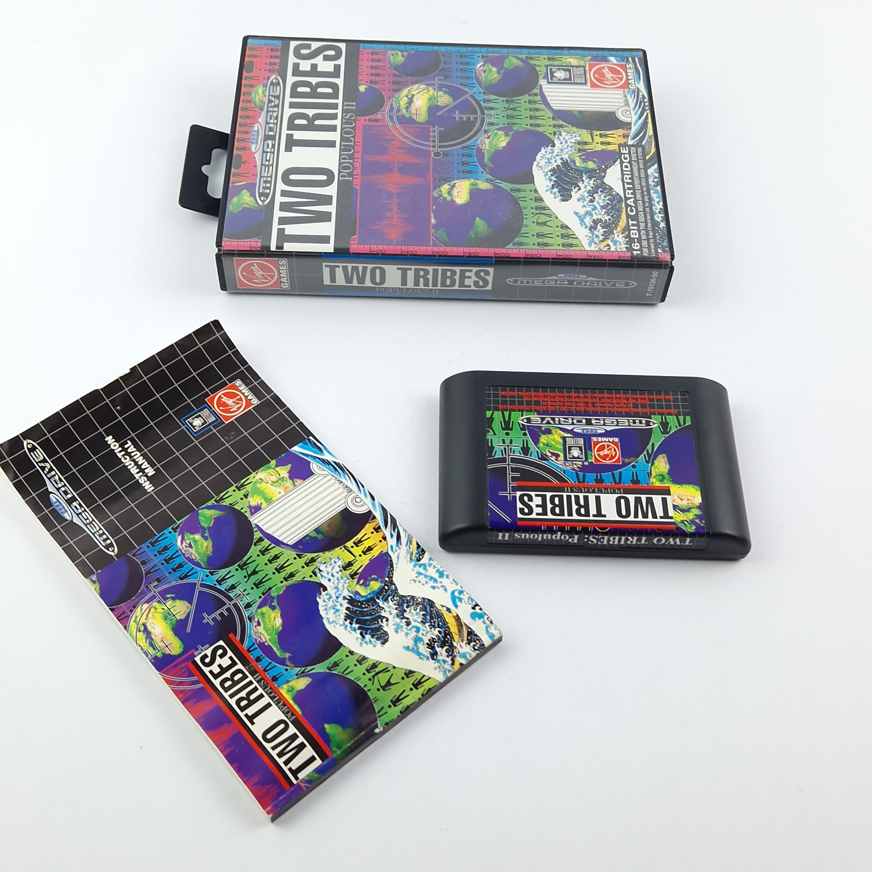 Sega Mega Drive Spiel – Two Tribes Populous II OVP PAL