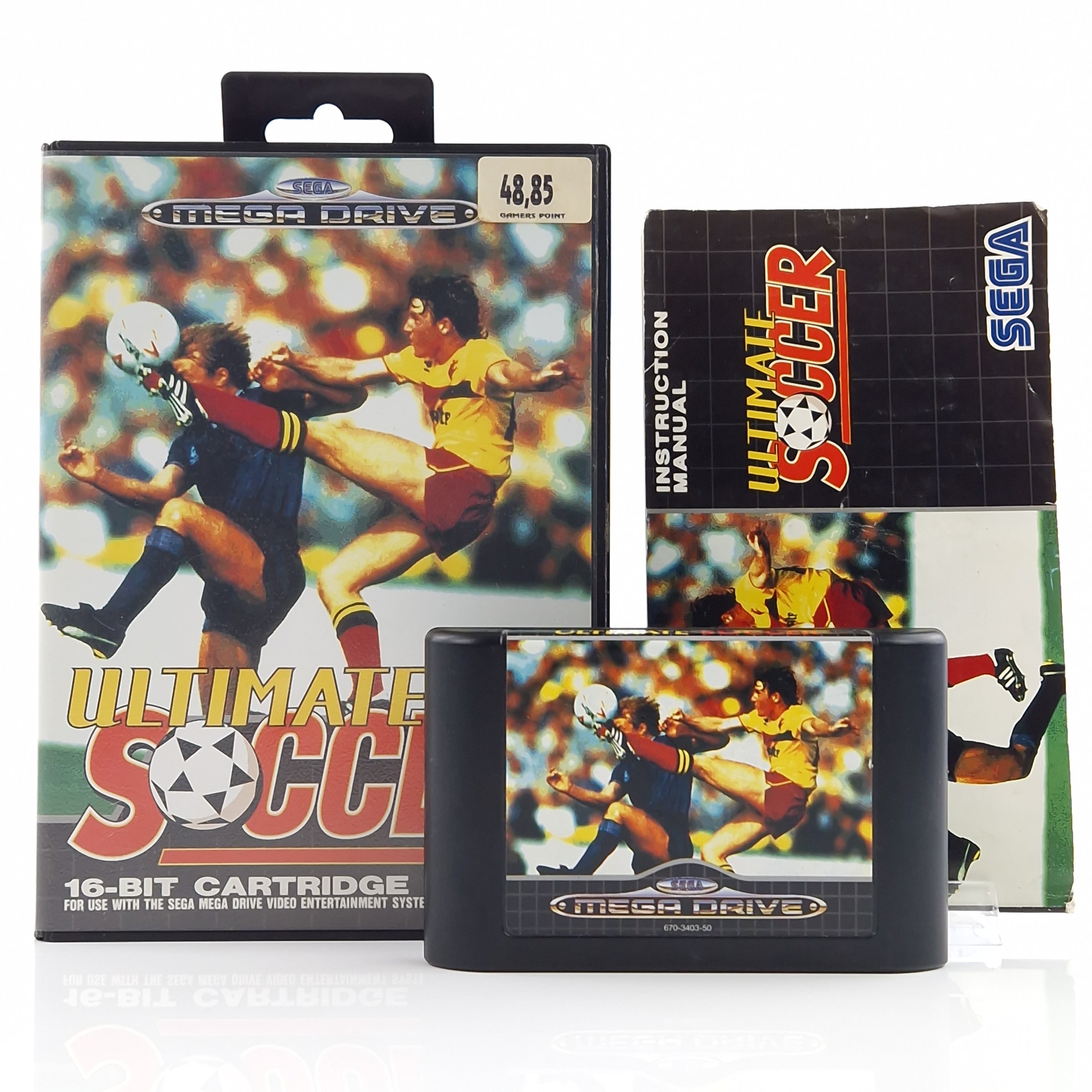 Sega Mega Drive Spiel – Ultimate Soccer MD OVP PAL