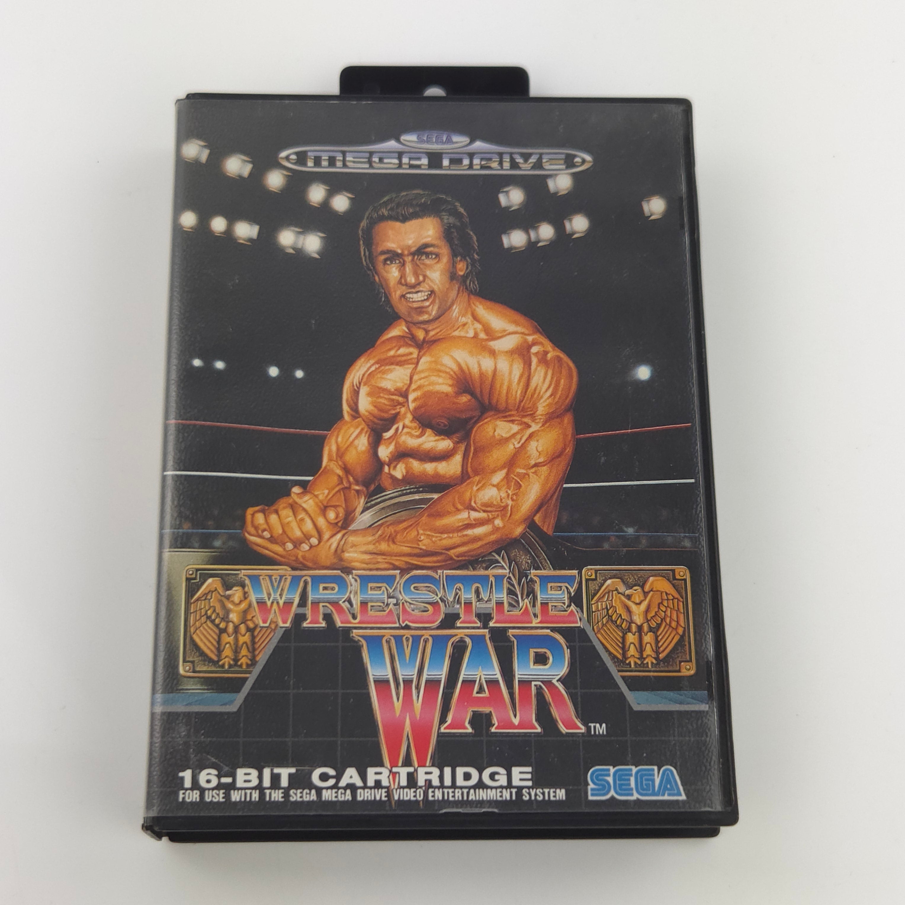 Sega Mega Drive Spiel – Wrestle War Modul Anleitung OVP PAL