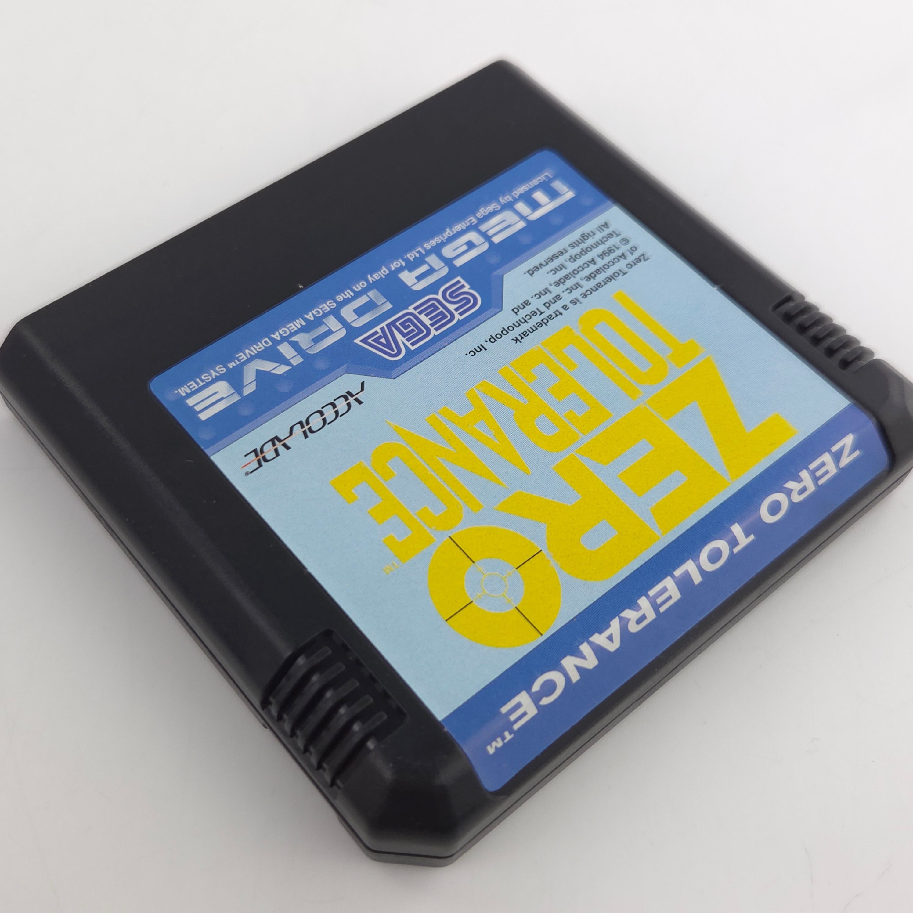 Mega Drive Spiel Zero Tolerance MD OVP CIB PAL Accolade