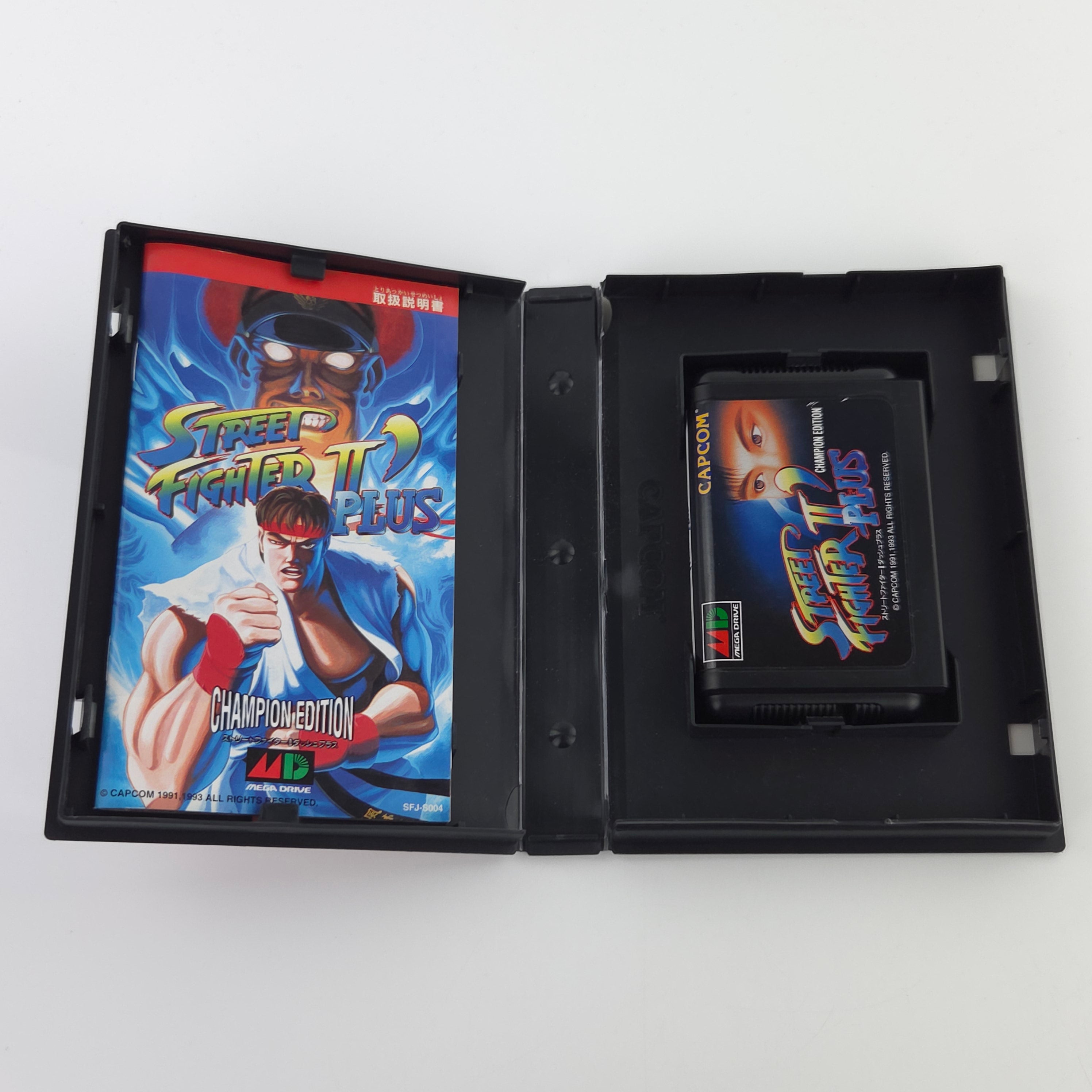 Sega Mega Drive Spiel Street Fighter II Plus OVP NTSC-J
