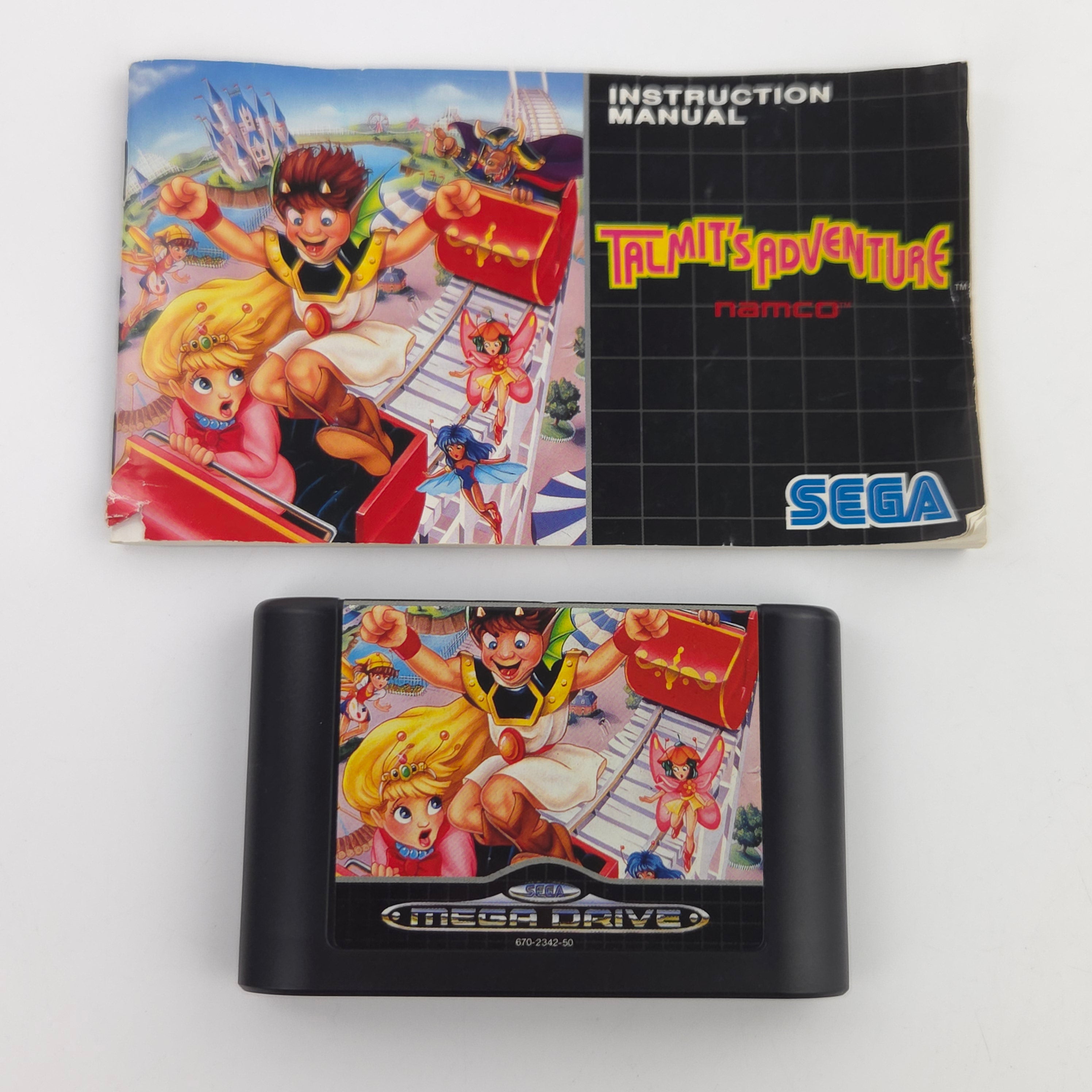 Sega Mega Drive Spiel Talmit Adventure MD OVP PAL