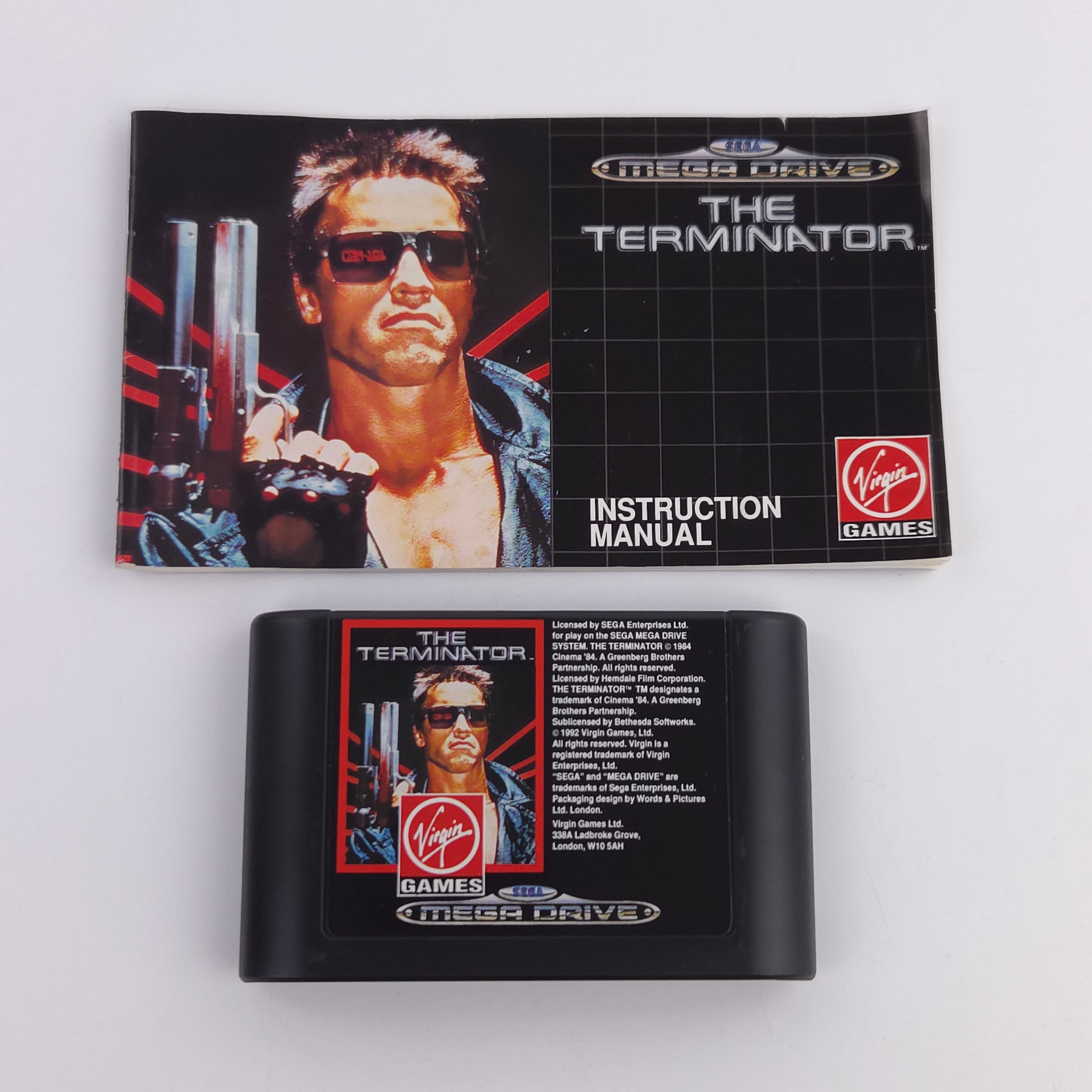 Sega Mega Drive Spiel The Terminator MD Anleitung OVP PAL