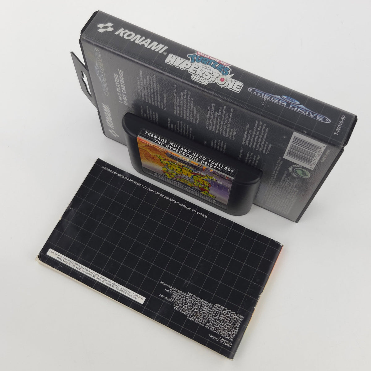 Sega Mega Drive Spiel Turtles The Hyperstone Heist OVP