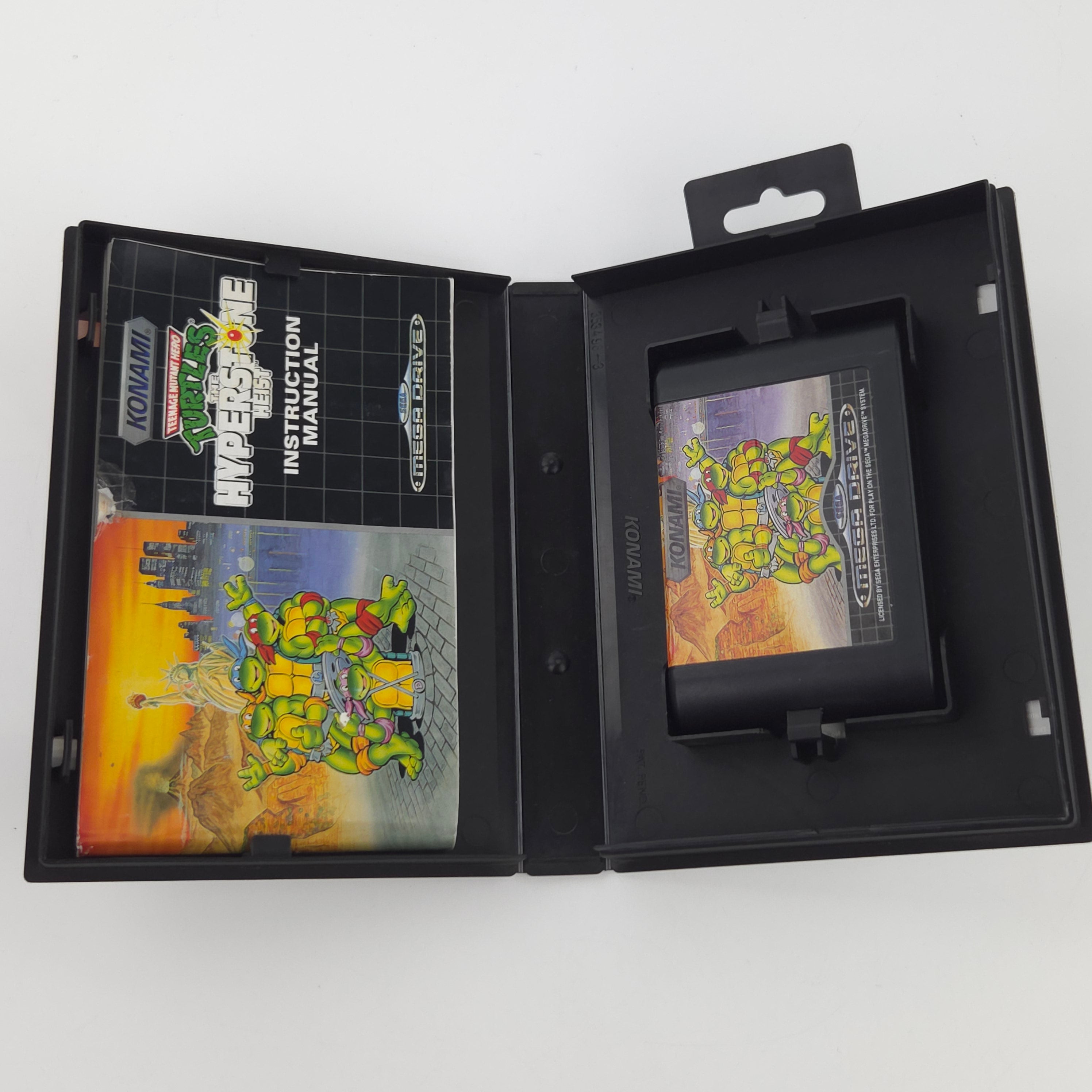 Sega Mega Drive Spiel Turtles The Hyperstone Heist OVP