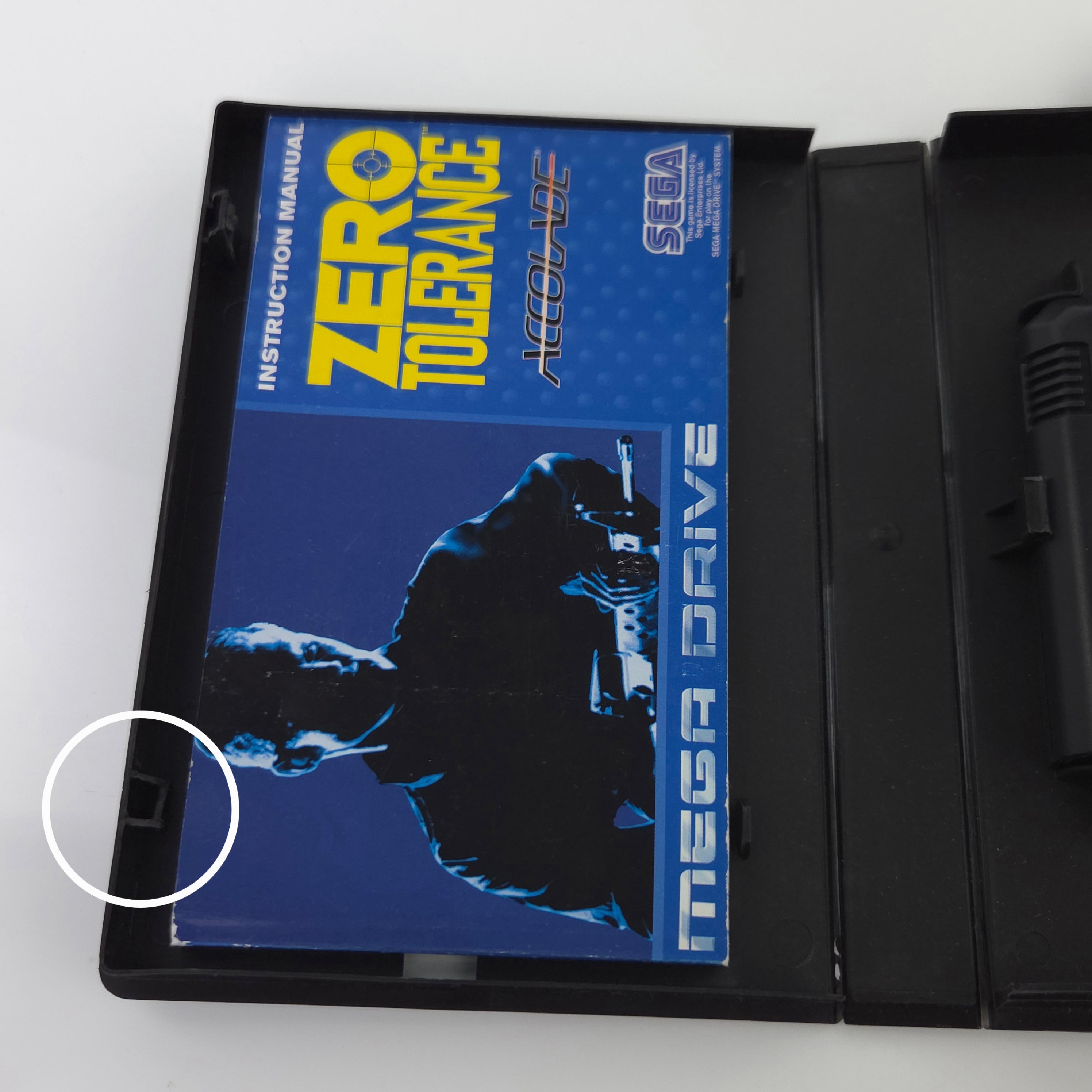 Sega Mega Drive Spiel Zero Tolerance MD OVP PAL EUR MD