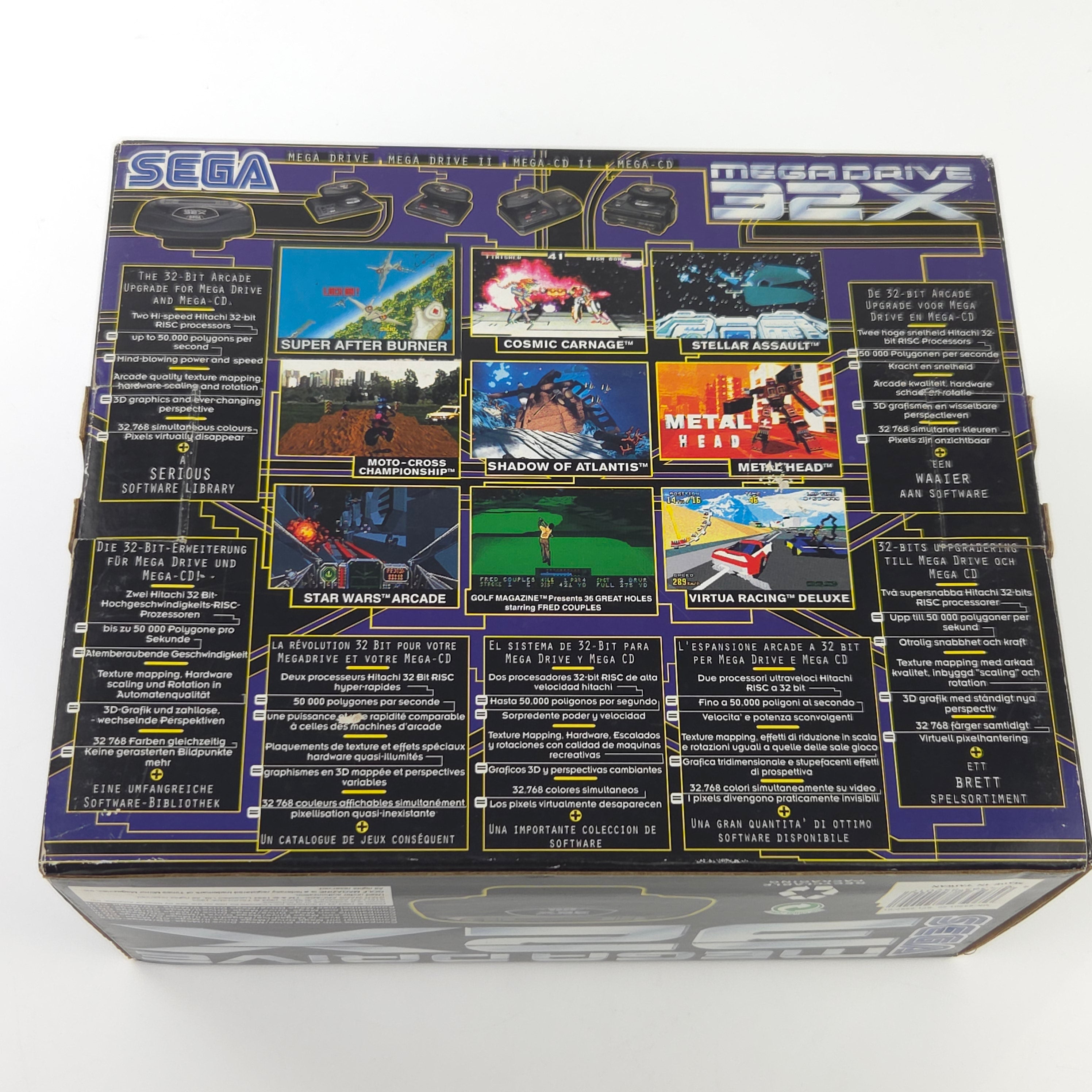 Sega Mega Drive Zubehör 32X Adapter OVP PAL EUR