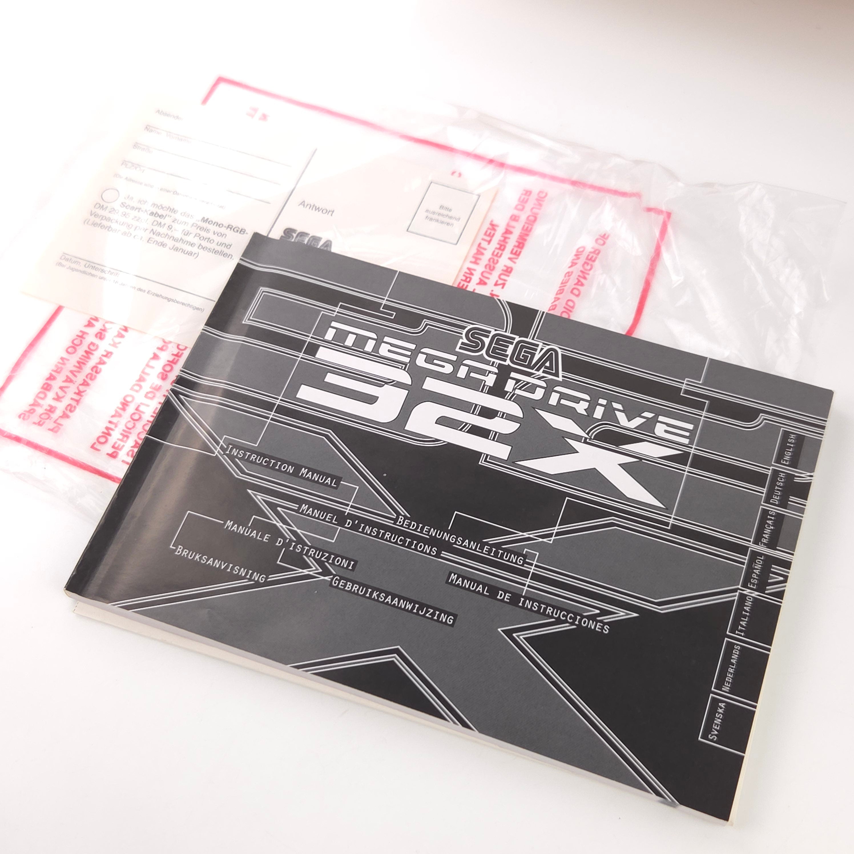 Sega Mega Drive Zubehör 32X Adapter OVP PAL EUR