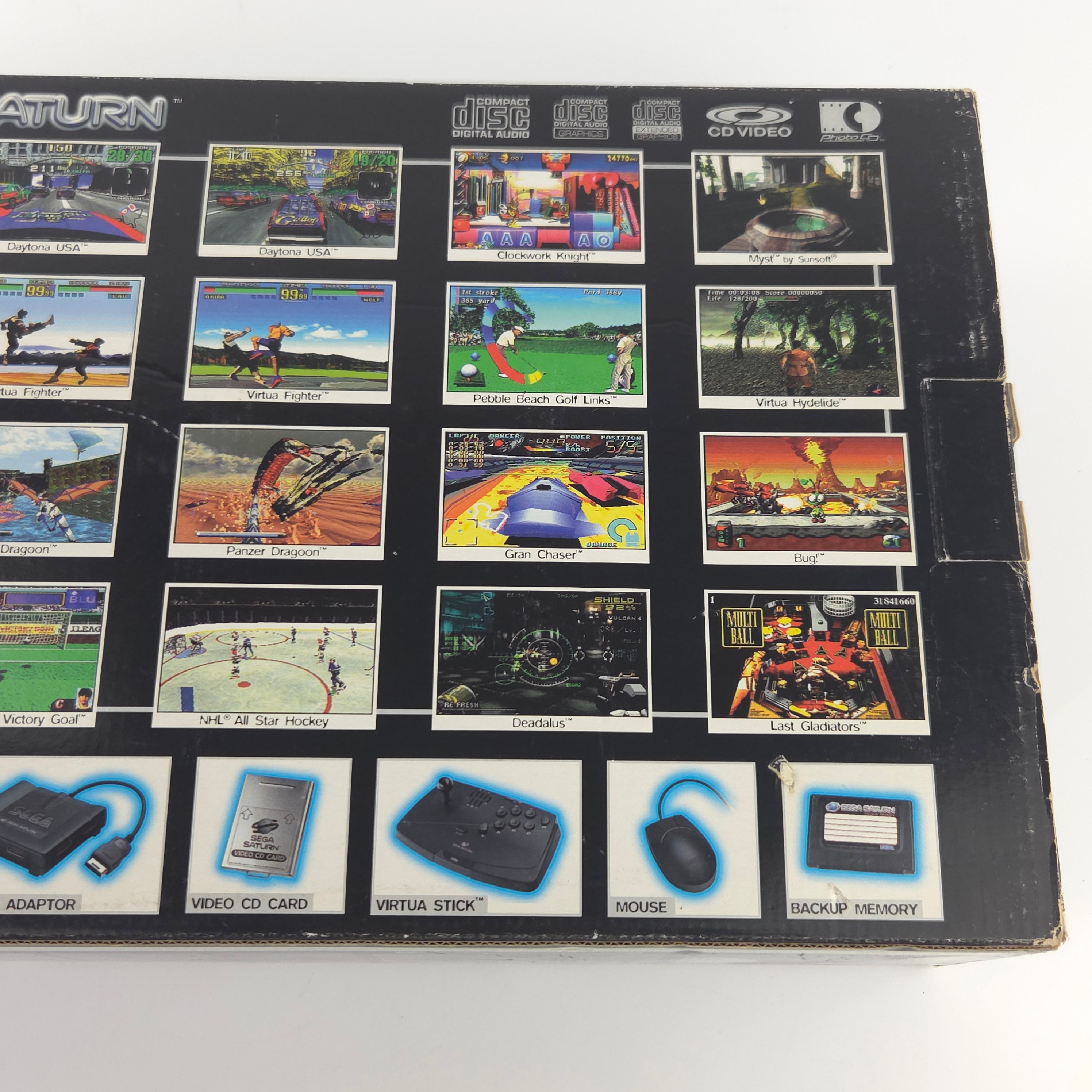 Sega Saturn Konsole OVP Controller Original Zubehör
