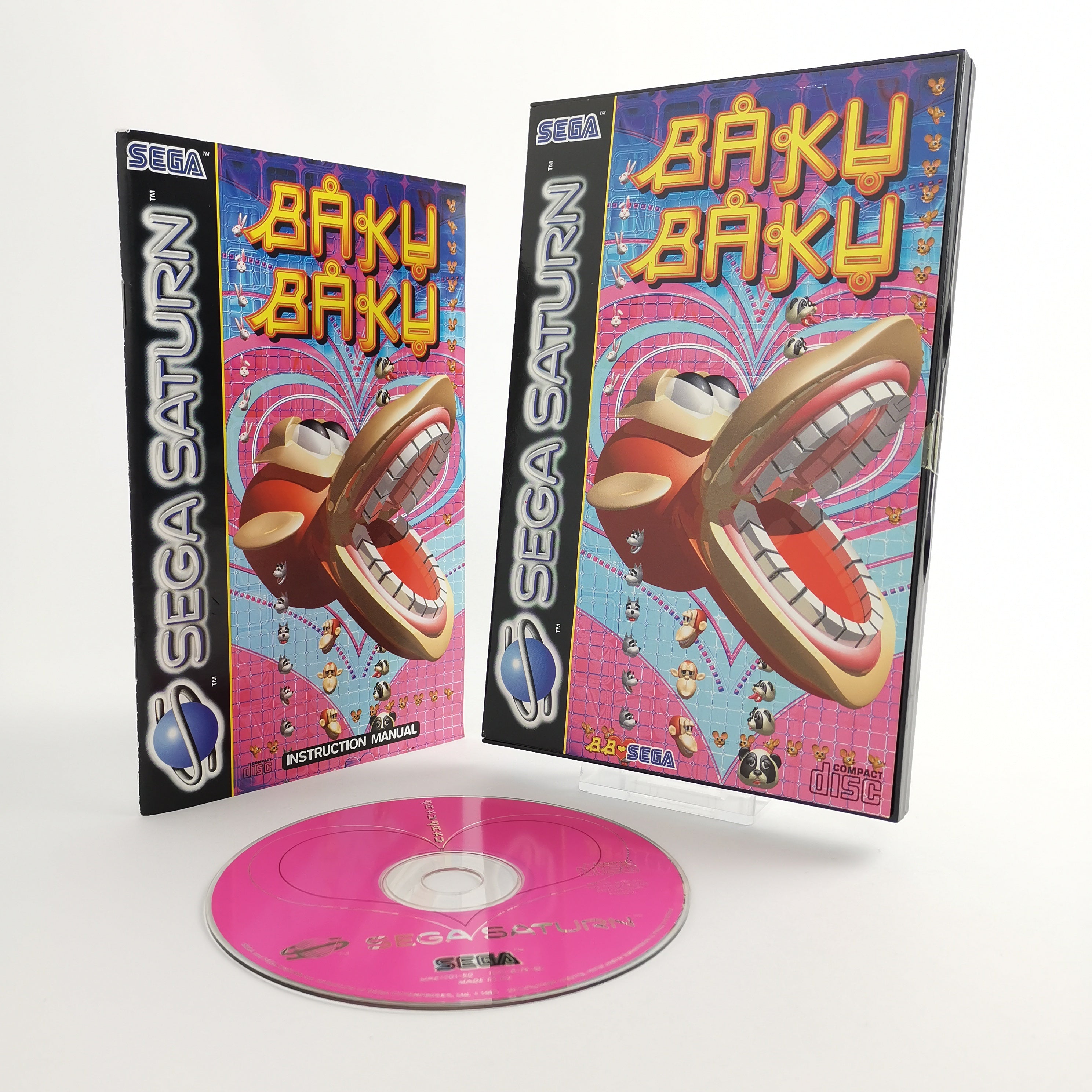 Sega Saturn Spiel – Baku Baku (PAL OVP)