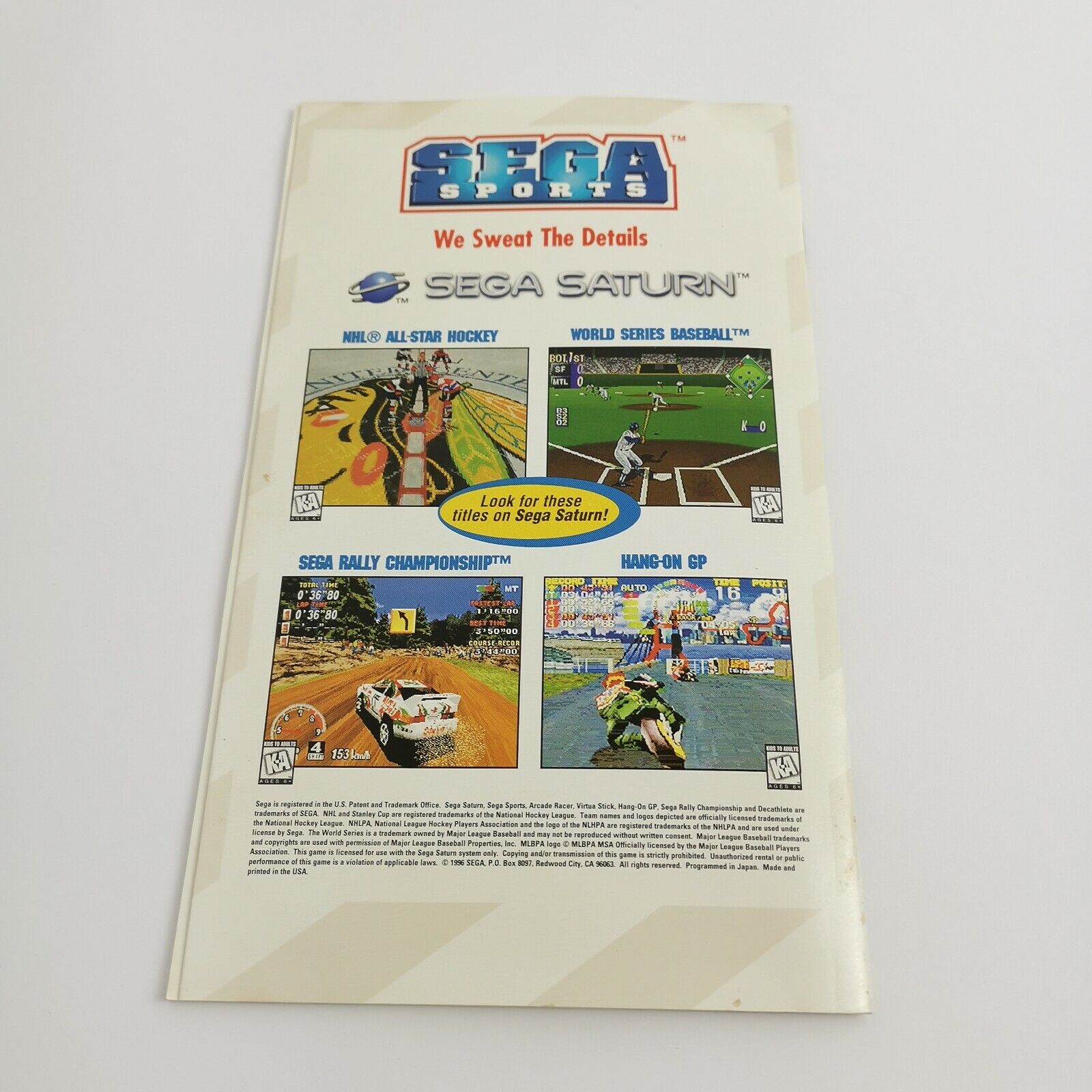 Sega Saturn Spiel – Decathlete Sega Sports (NTSC-U/C OVP)
