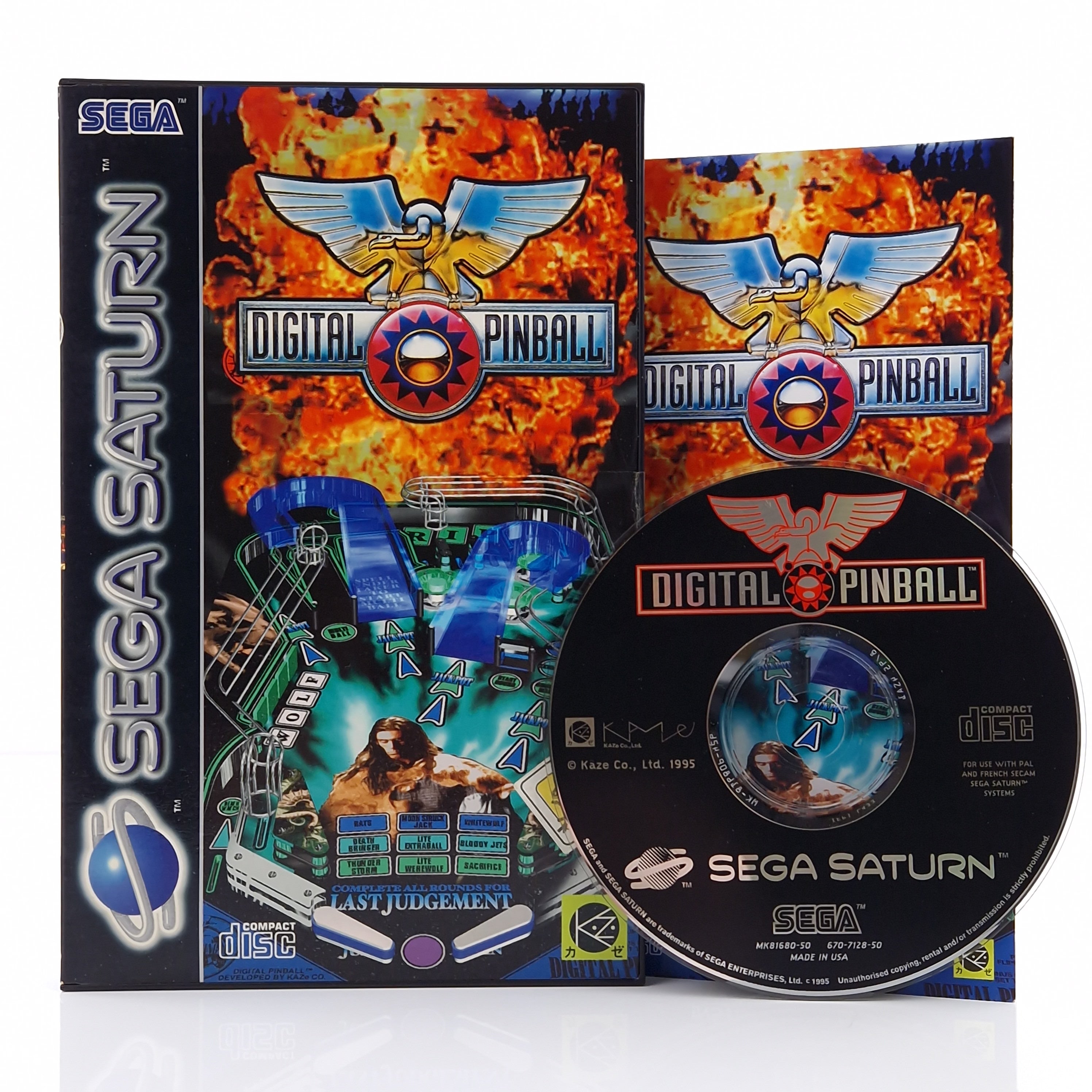 Sega Saturn Spiel – Digital Pinball OVP PAL