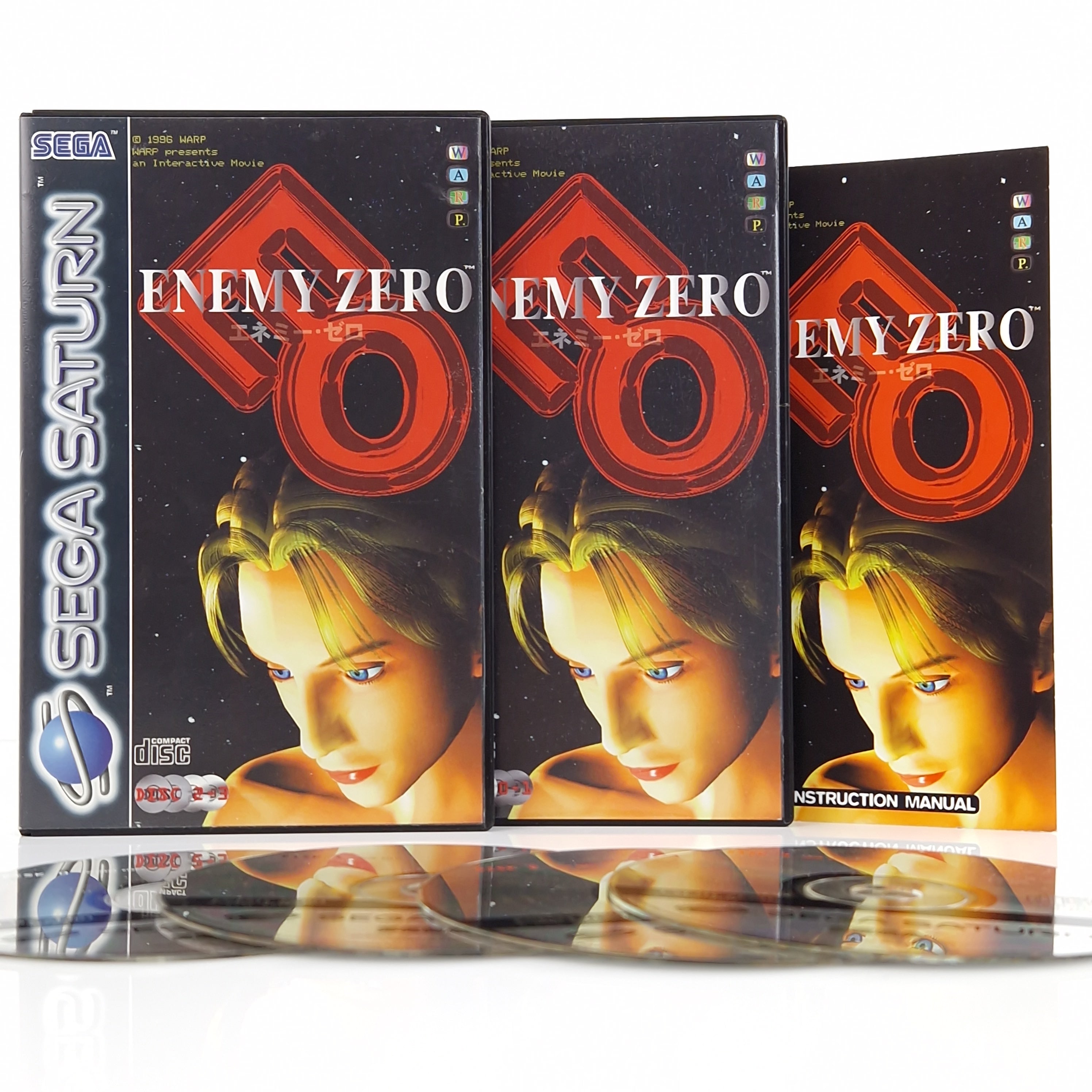 Sega Saturn Spiel – Enemy Zero OVP PAL CD Anleitung