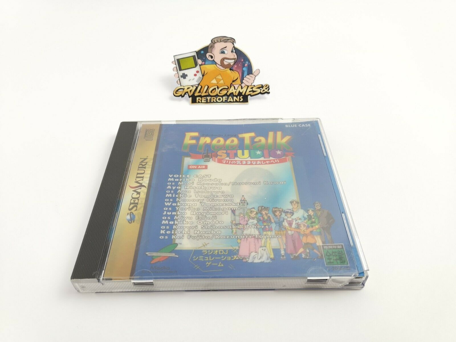 Sega Saturn Spiel – Free Talk Studio (Japan OVP)