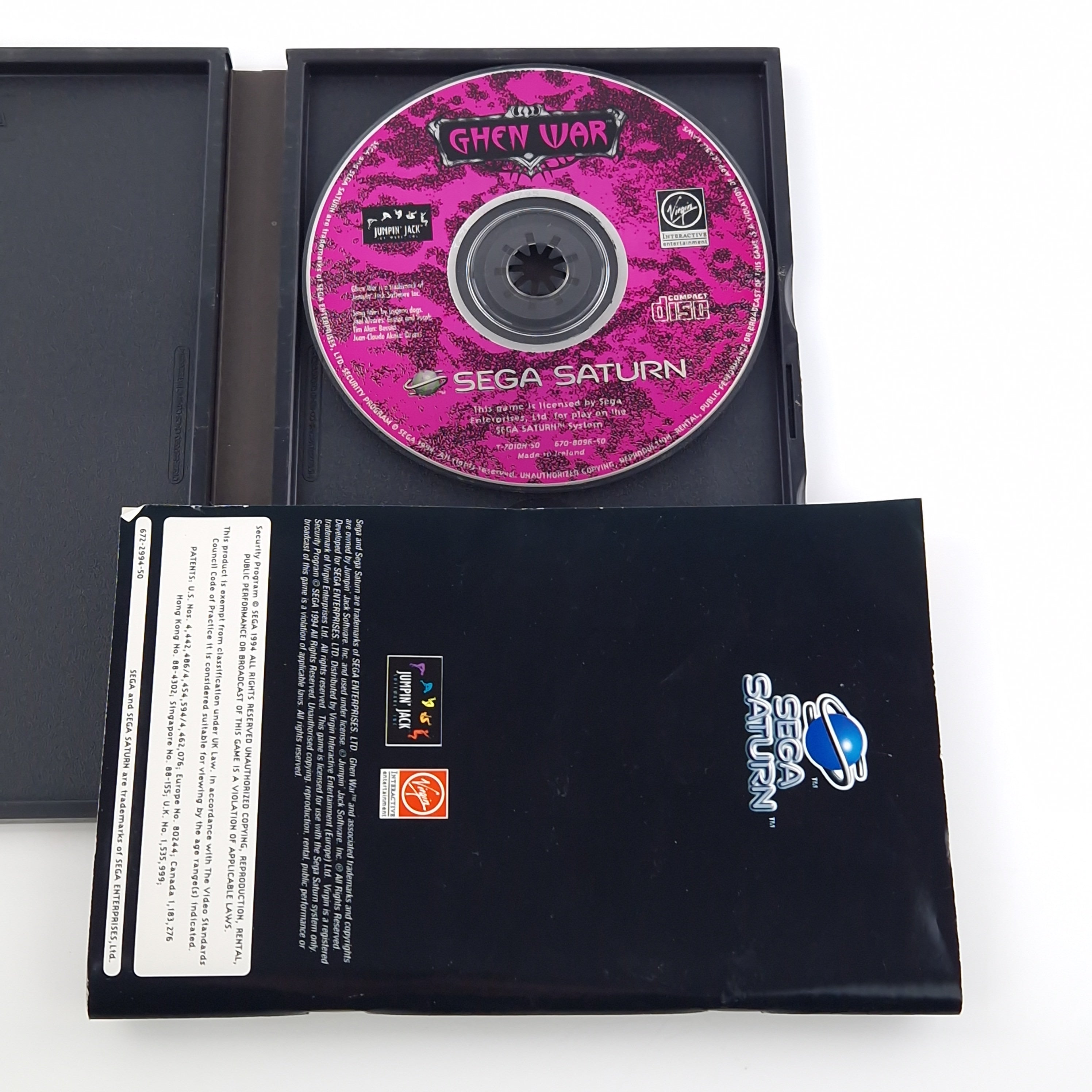 Sega Saturn Spiel – Ghen War OVP PAL