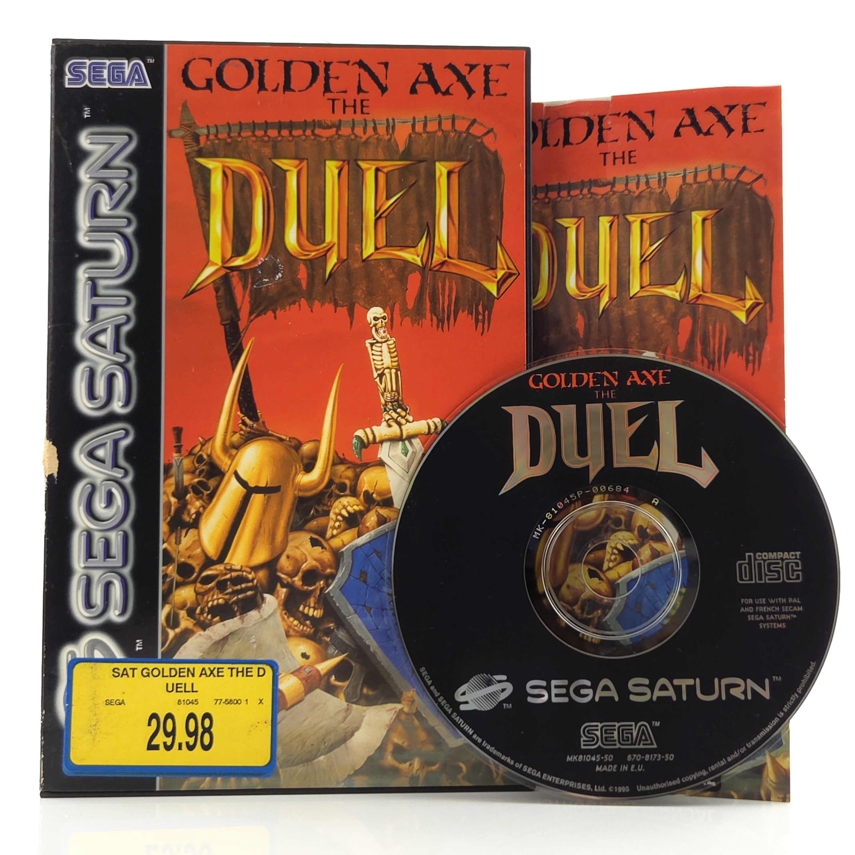 Sega Saturn Spiel – Golden Axe The Duel PAL OVP