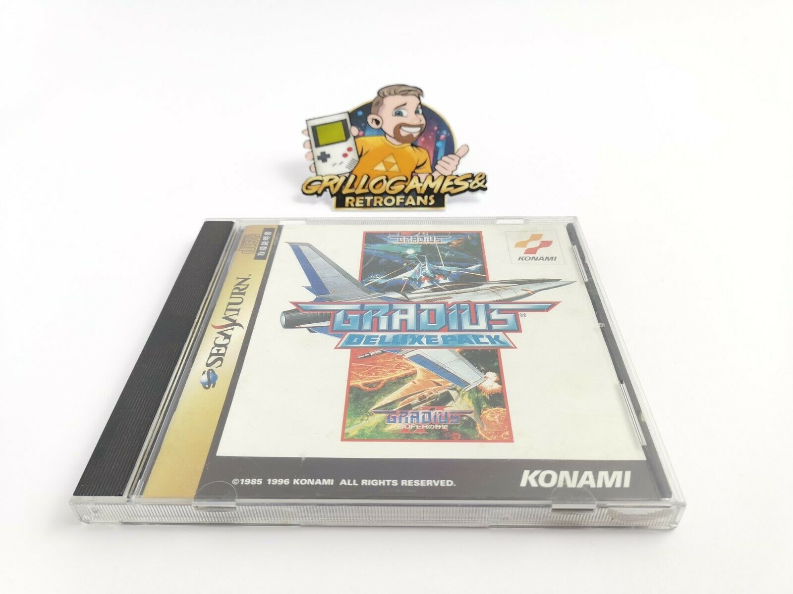 Sega Saturn Spiel – Gradius Deluxe Pack NTSC-J OVP Japan