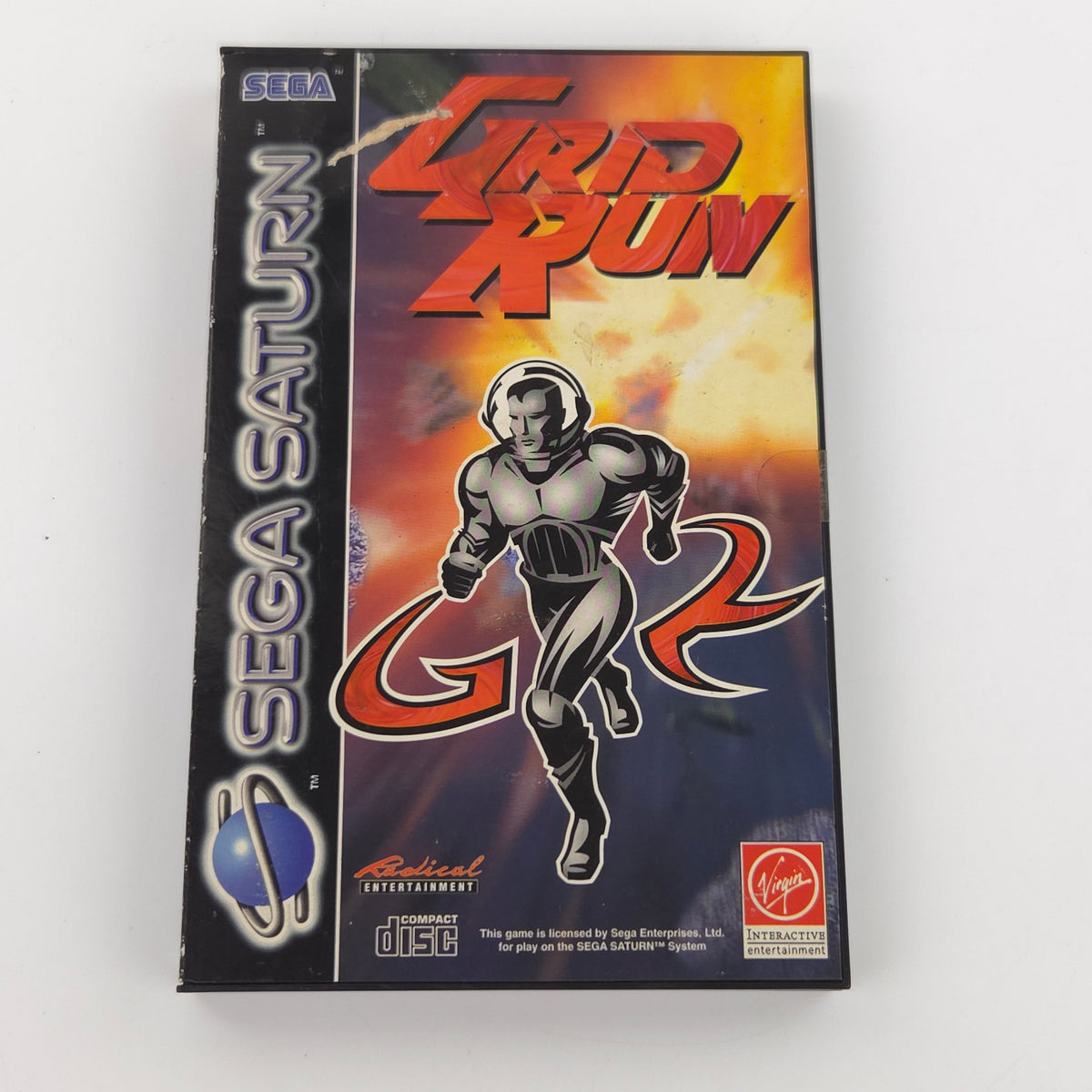 Sega Saturn Spiel Grid Run OVP PAL 1994