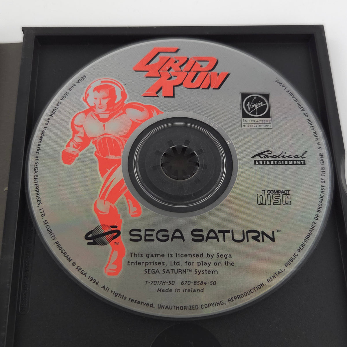 Sega Saturn Spiel Grid Run OVP PAL 1994