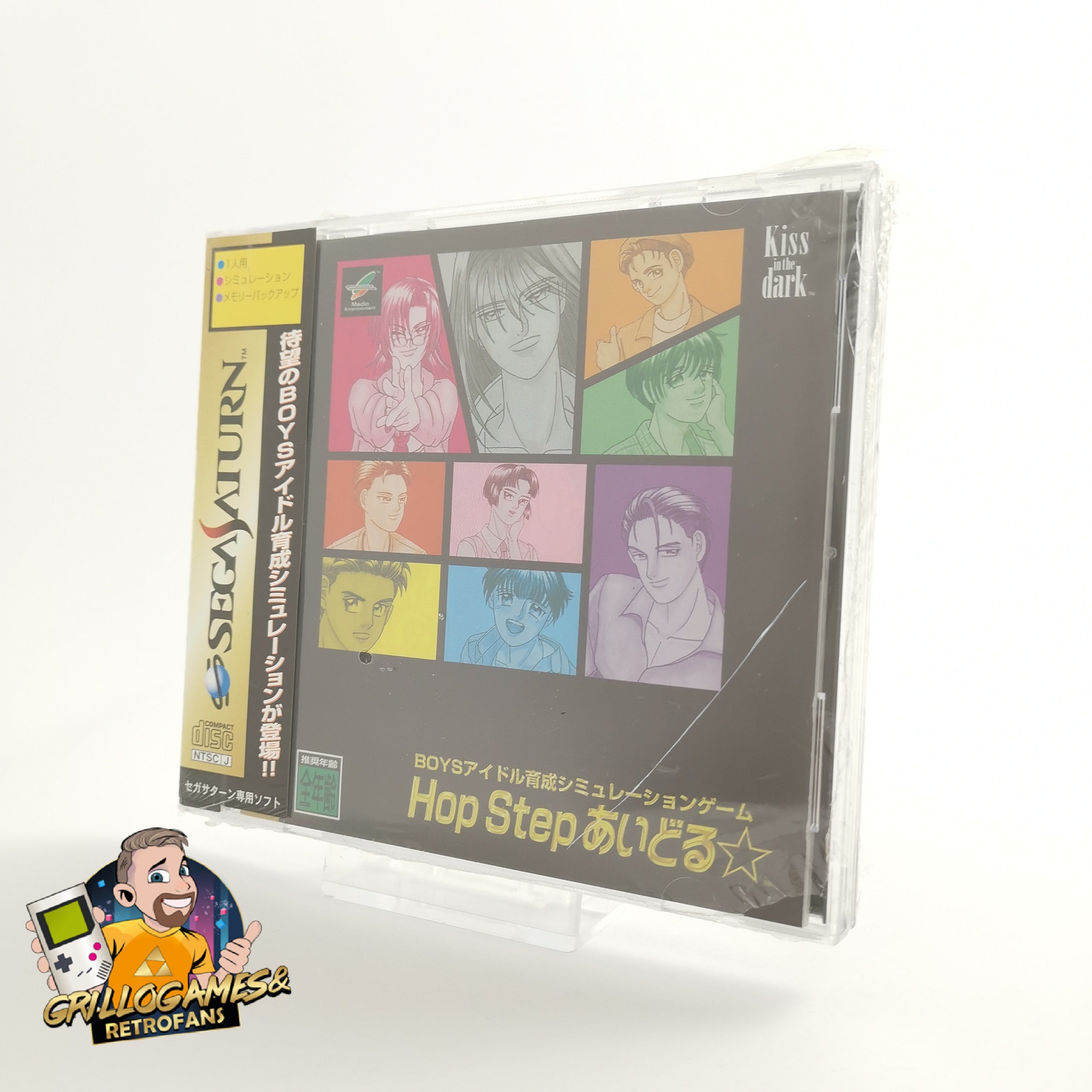 Sega Saturn Spiel – Hop Step NTSC-J OVP Neu starken Gebrauchsspuren