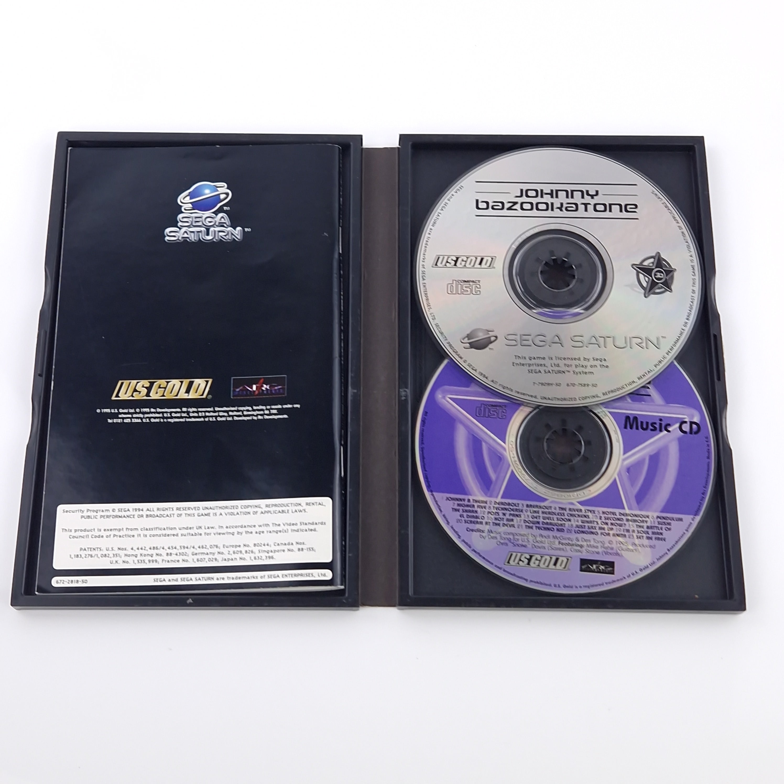 Sega Saturn Spiel – Johnny Bazookatone OVP PAL
