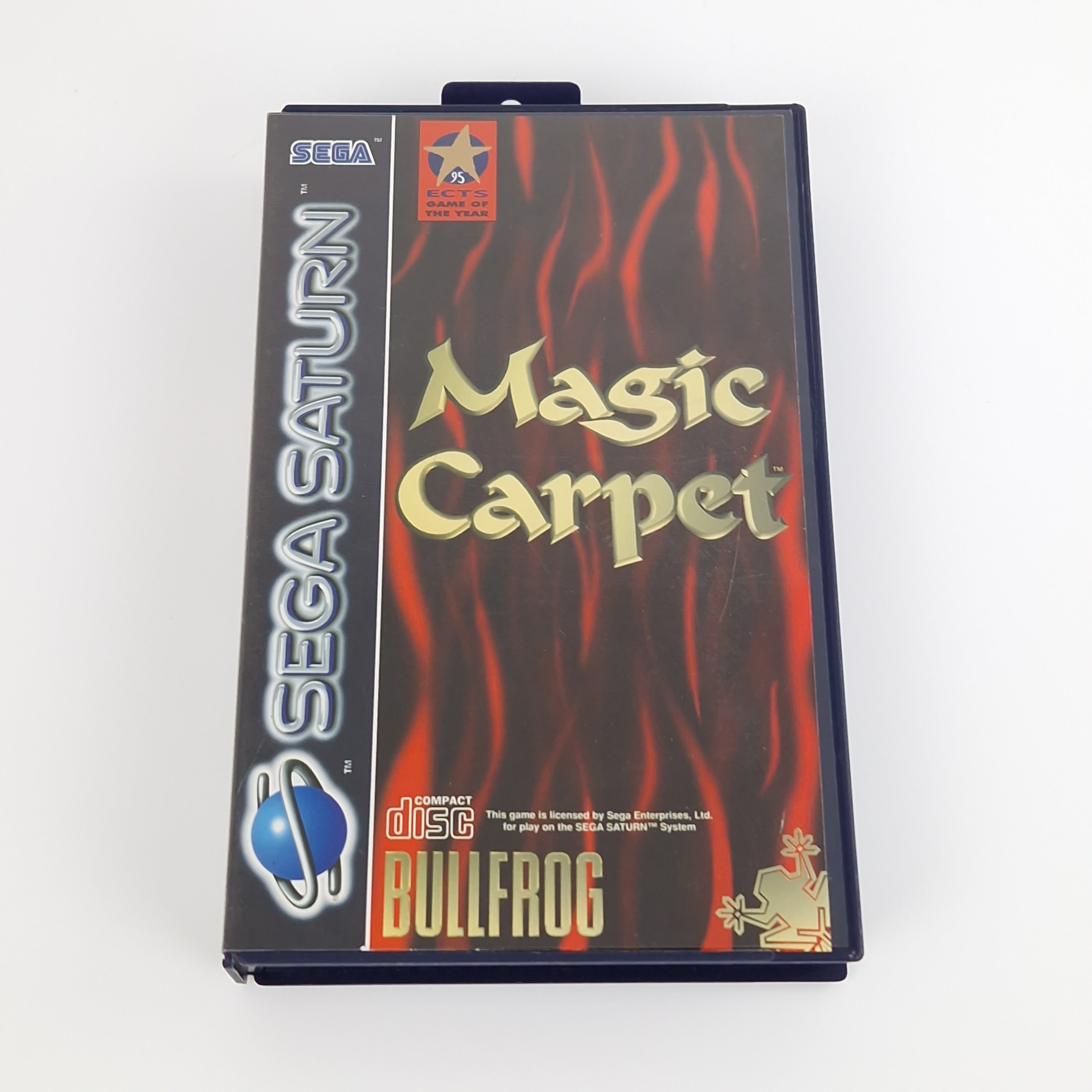 Sega Saturn Spiel – Magic Carpet OVP PAL Disk Bullfrog