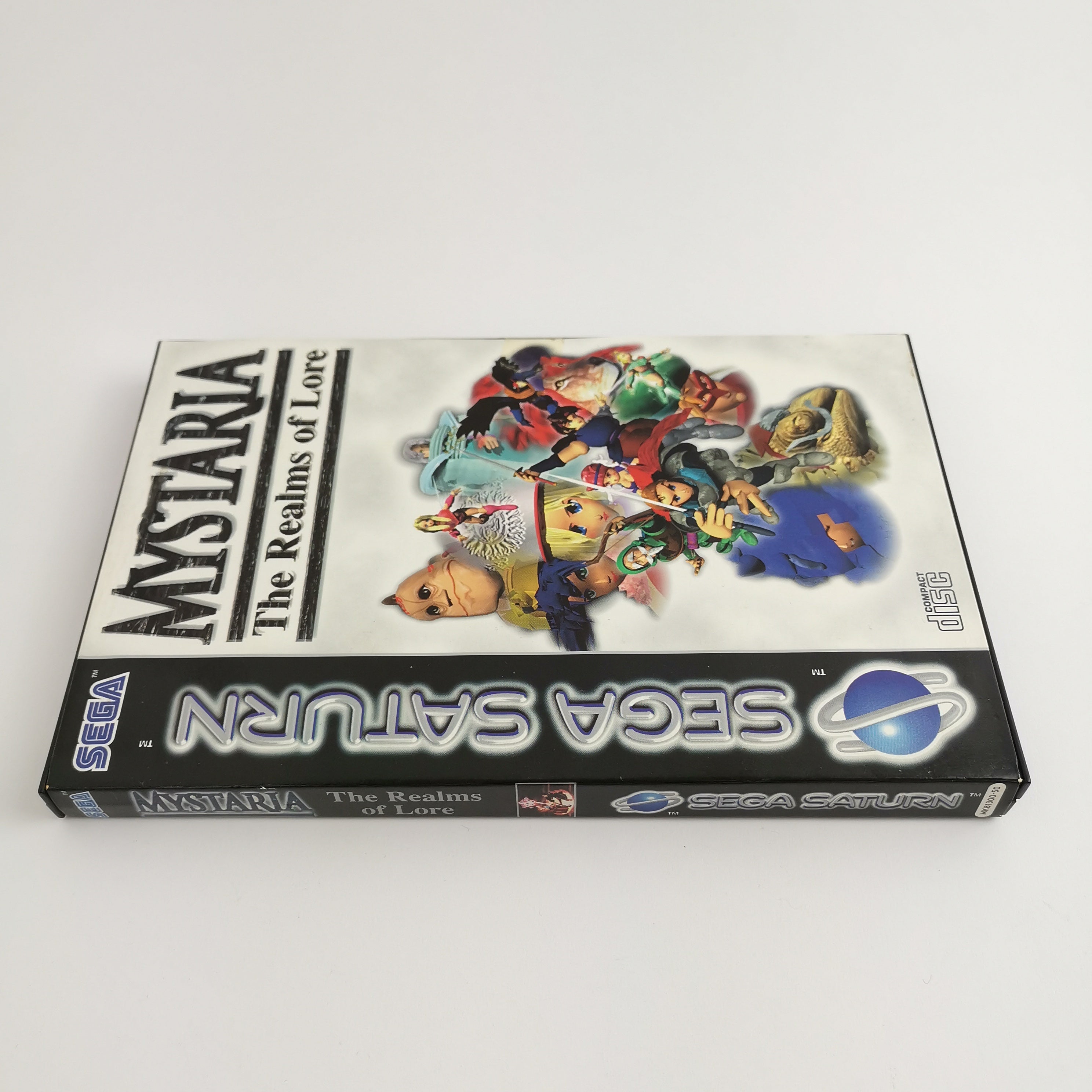 Sega Saturn Spiel: Mystaria The Realms of Lore - OVP & Anleitung | PAL Version
