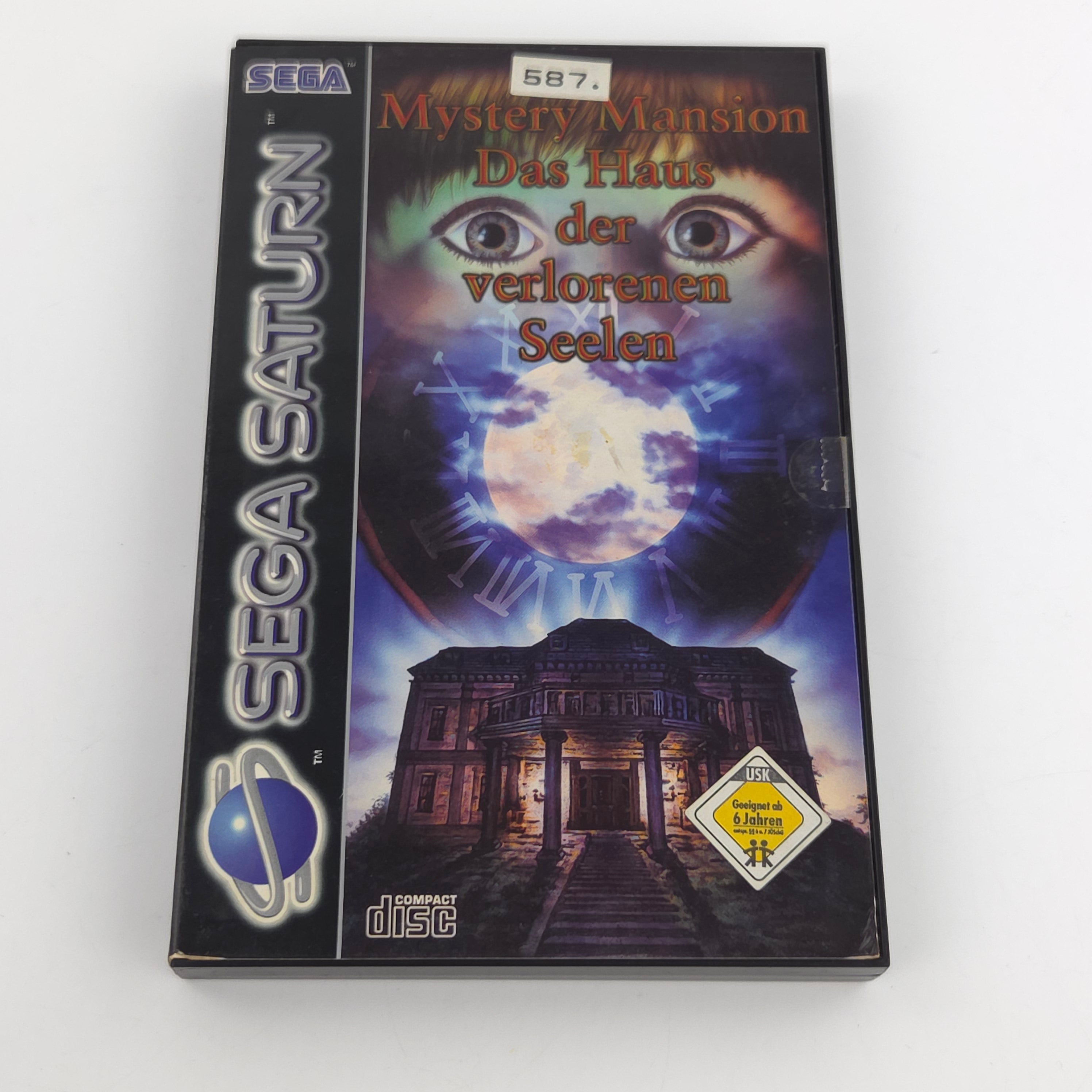 Sega Saturn Spiel Mystery Mansion Haus der Seelen OVP PAL