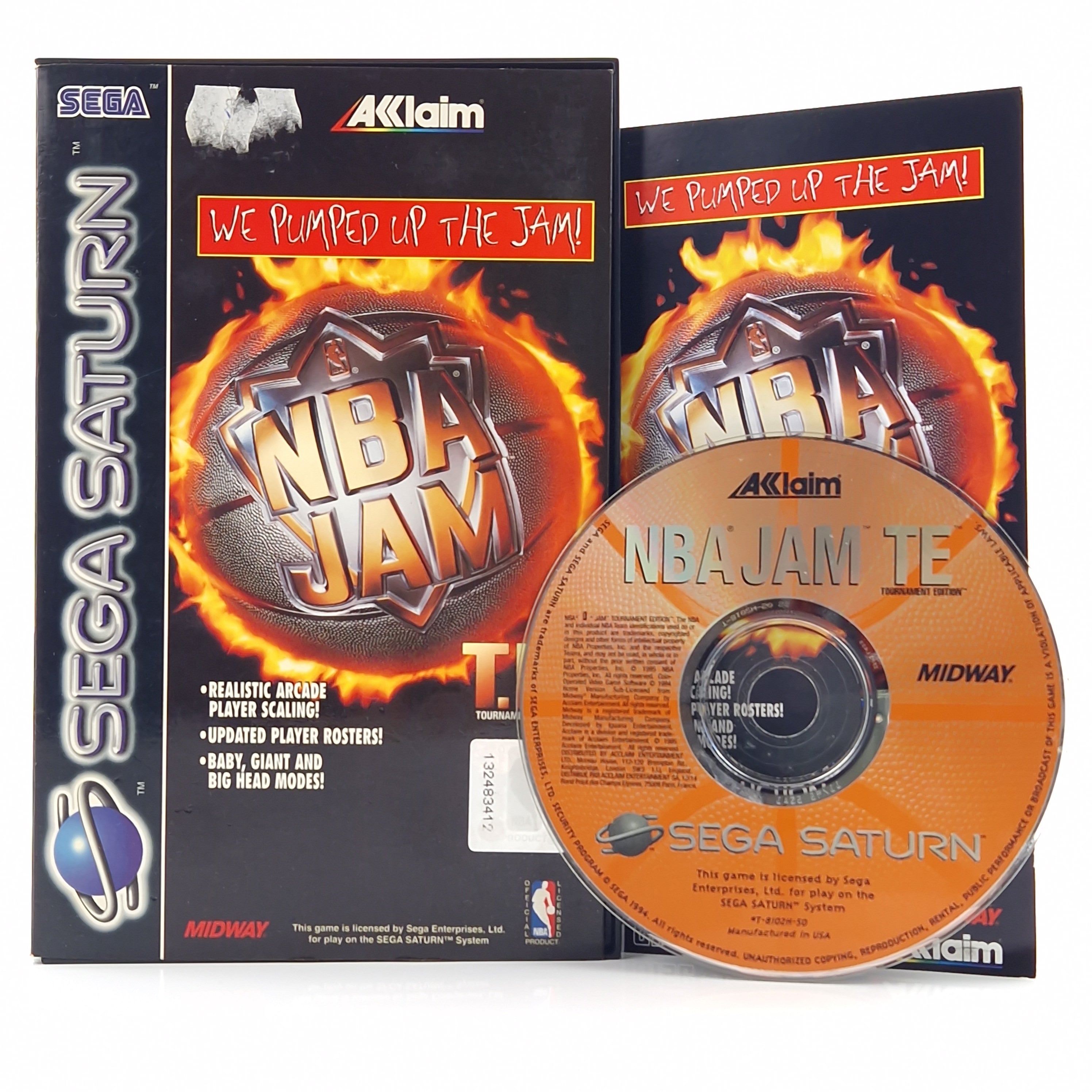 Sega Saturn Spiel – NBA JAM T.E. Tournament Edition OVP