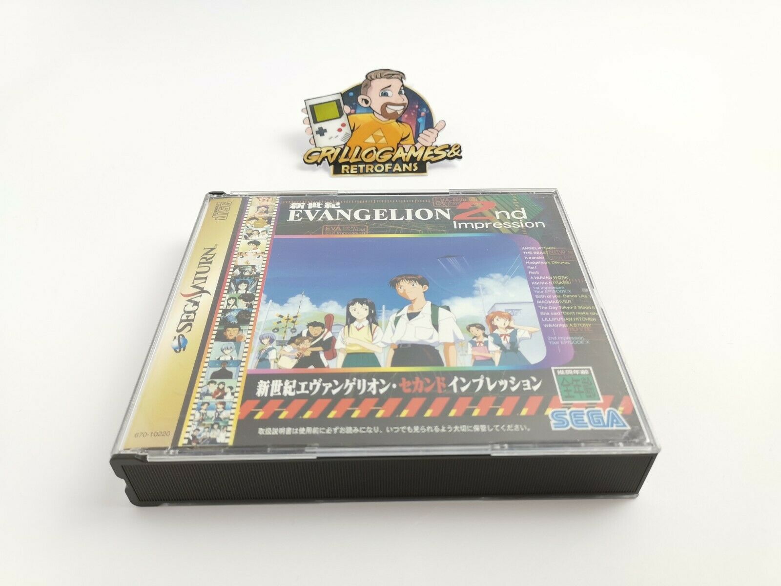 Sega Saturn Spiel – Neon Genesis Evangelion 2 (JPN OVP)