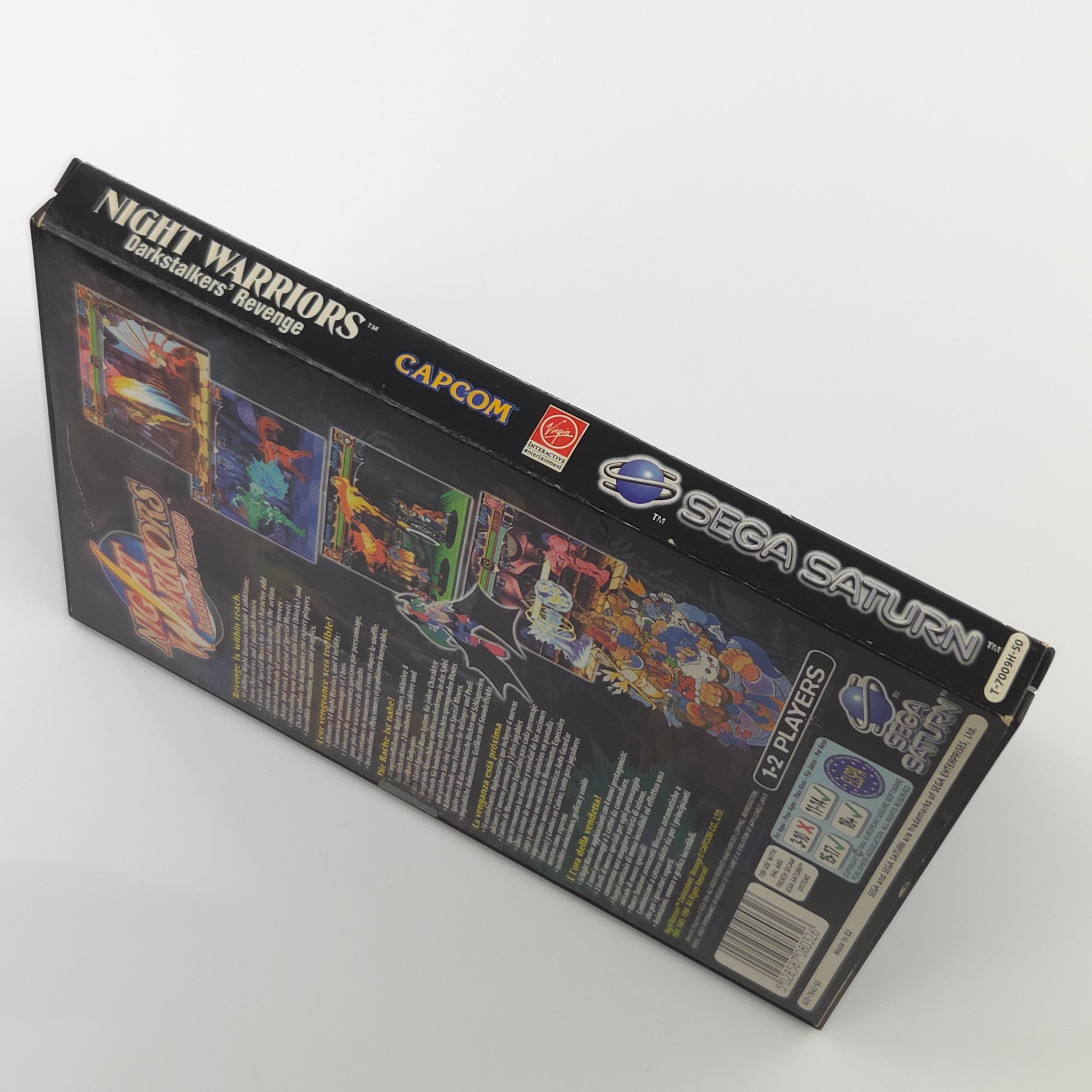 Sega Saturn Spiel – Night Warriors Darkstalkers Revenge OVP