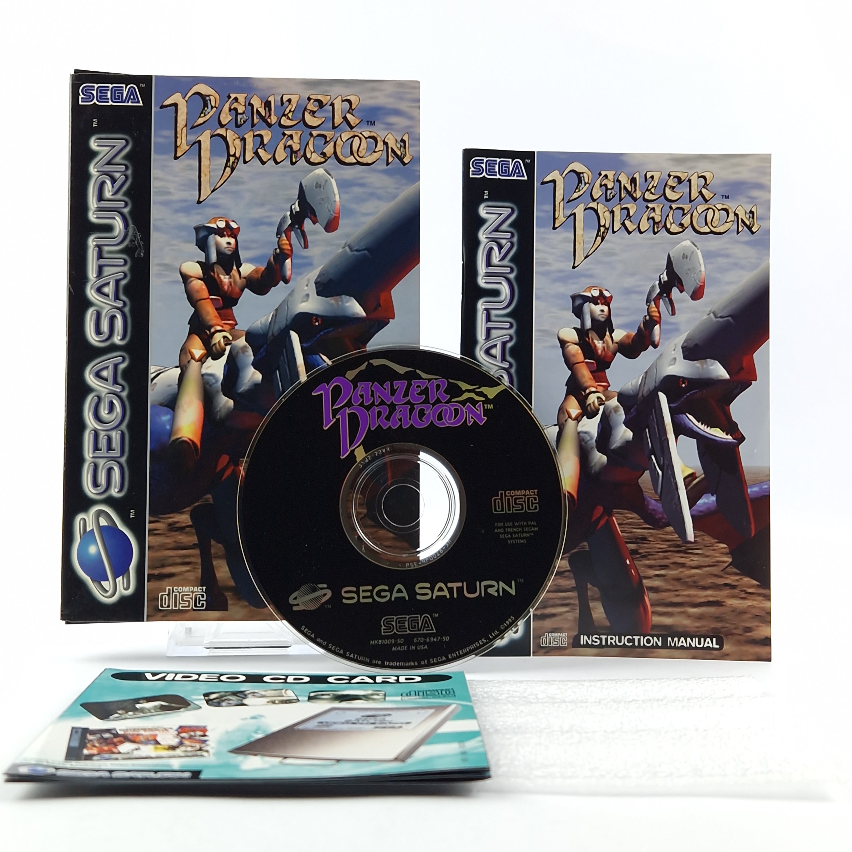 Sega Saturn Spiel – Panzer Dragoon OVP PAL CIB